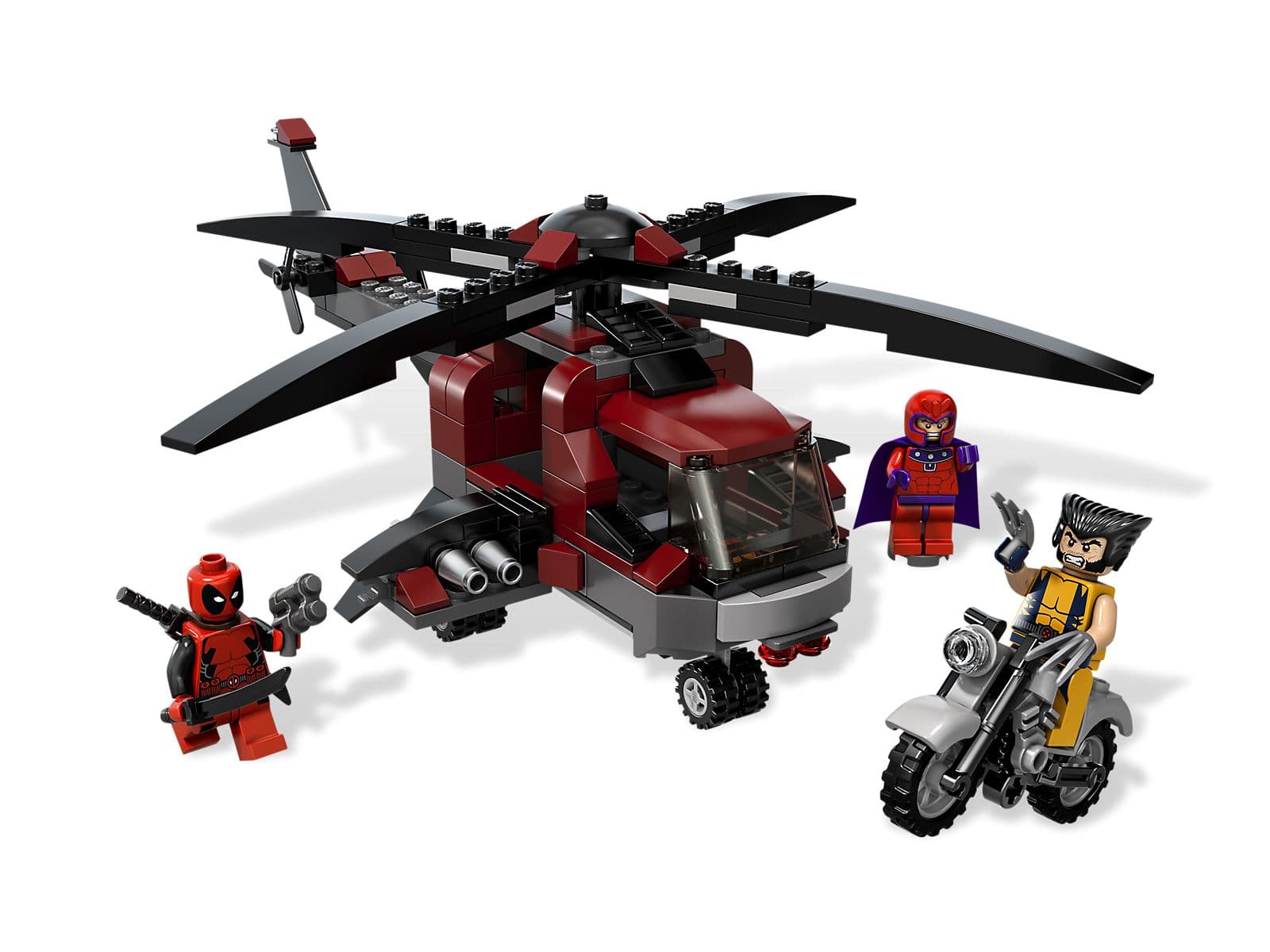 LEGO sættet Wolverine's Chopper Showdown