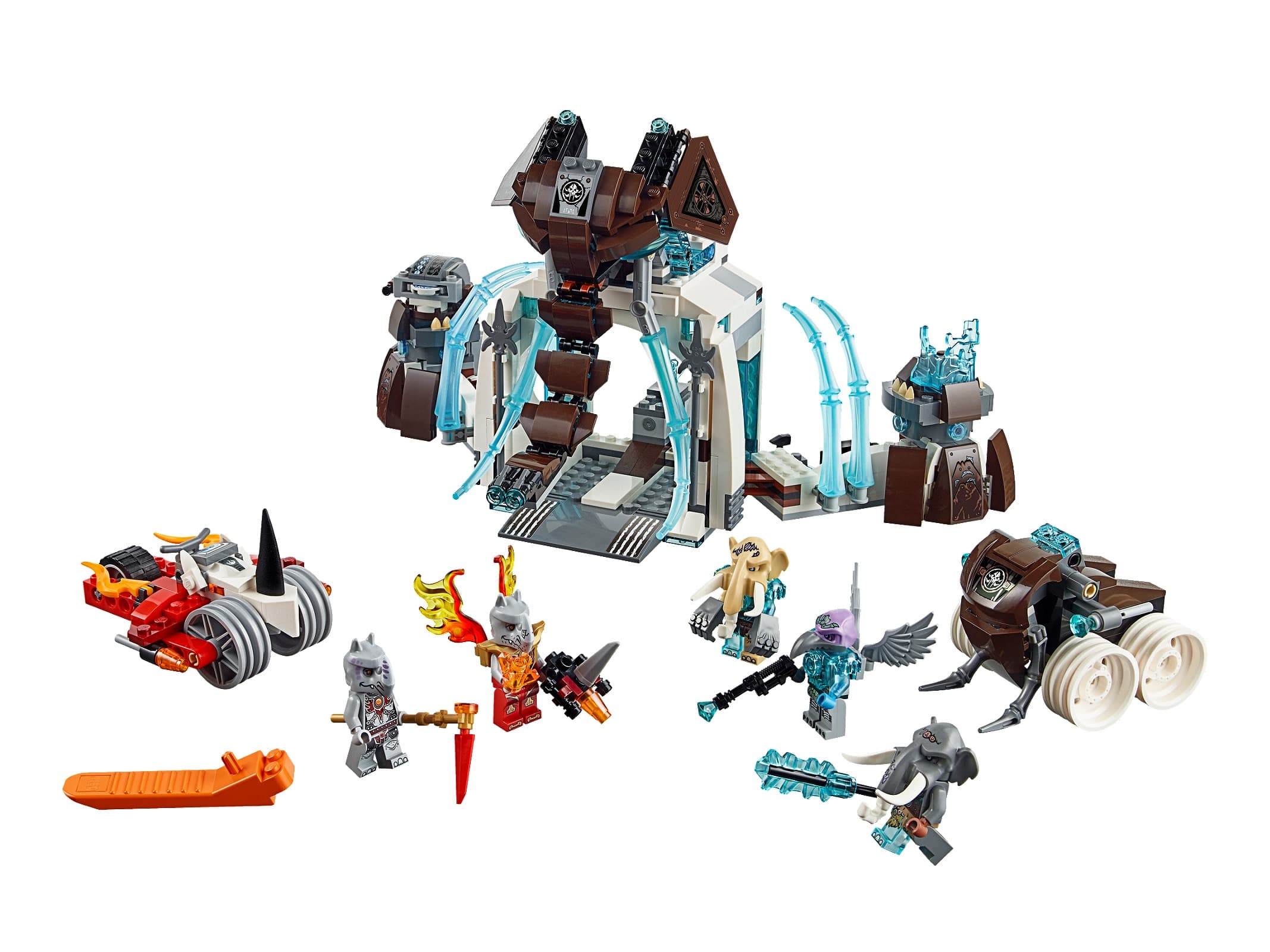 LEGO sættet Mammoth's Frozen Stronghold