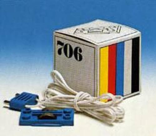 LEGO sættet 12V Rail Contact Wire with Transformer Connector