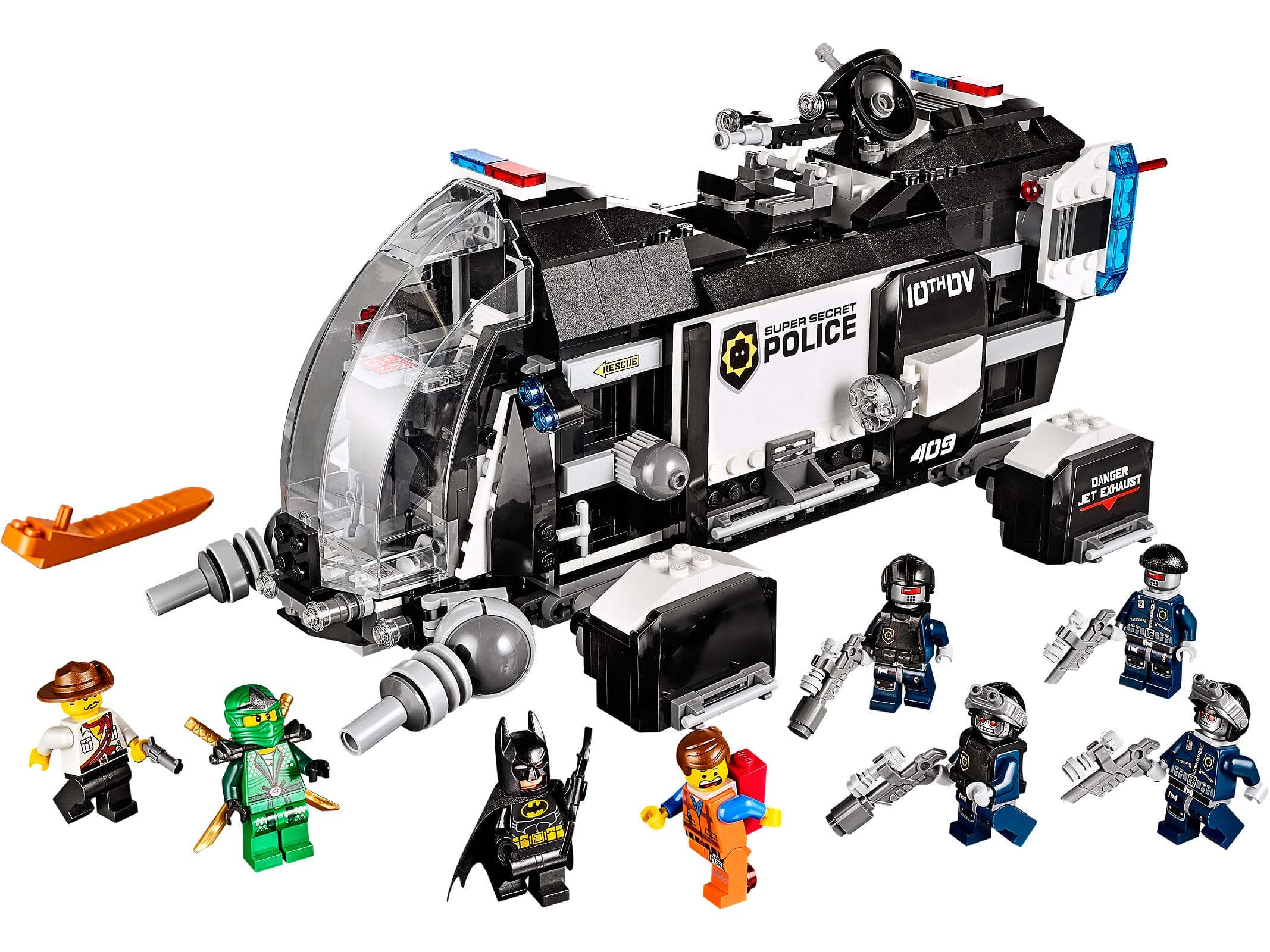 LEGO sættet Super Secret Police Dropship