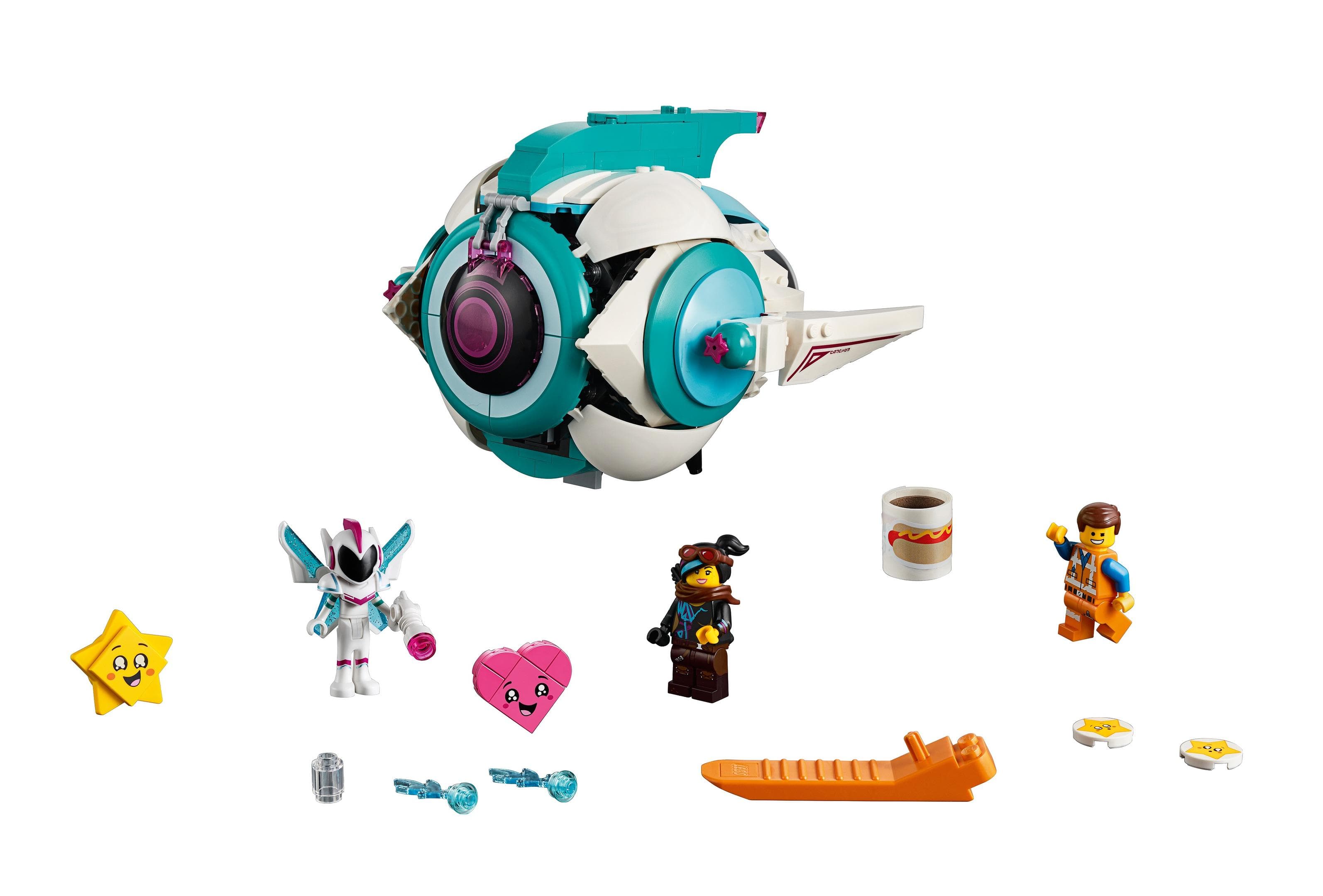 LEGO sættet Sweet Mayhem's Systar Starship!