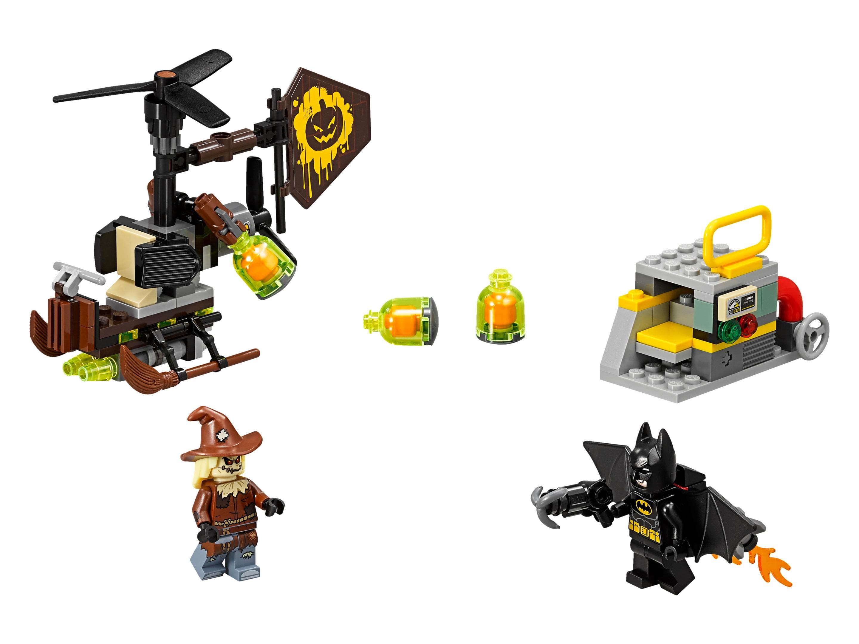 LEGO sættet Scarecrow Fearful Face-off