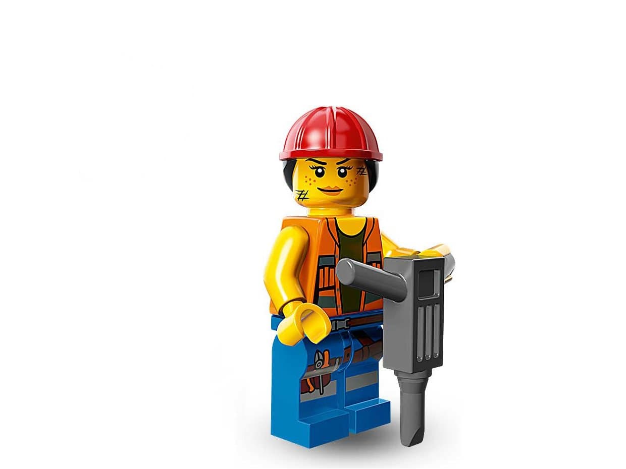 LEGO sættet Gail the Construction Worker