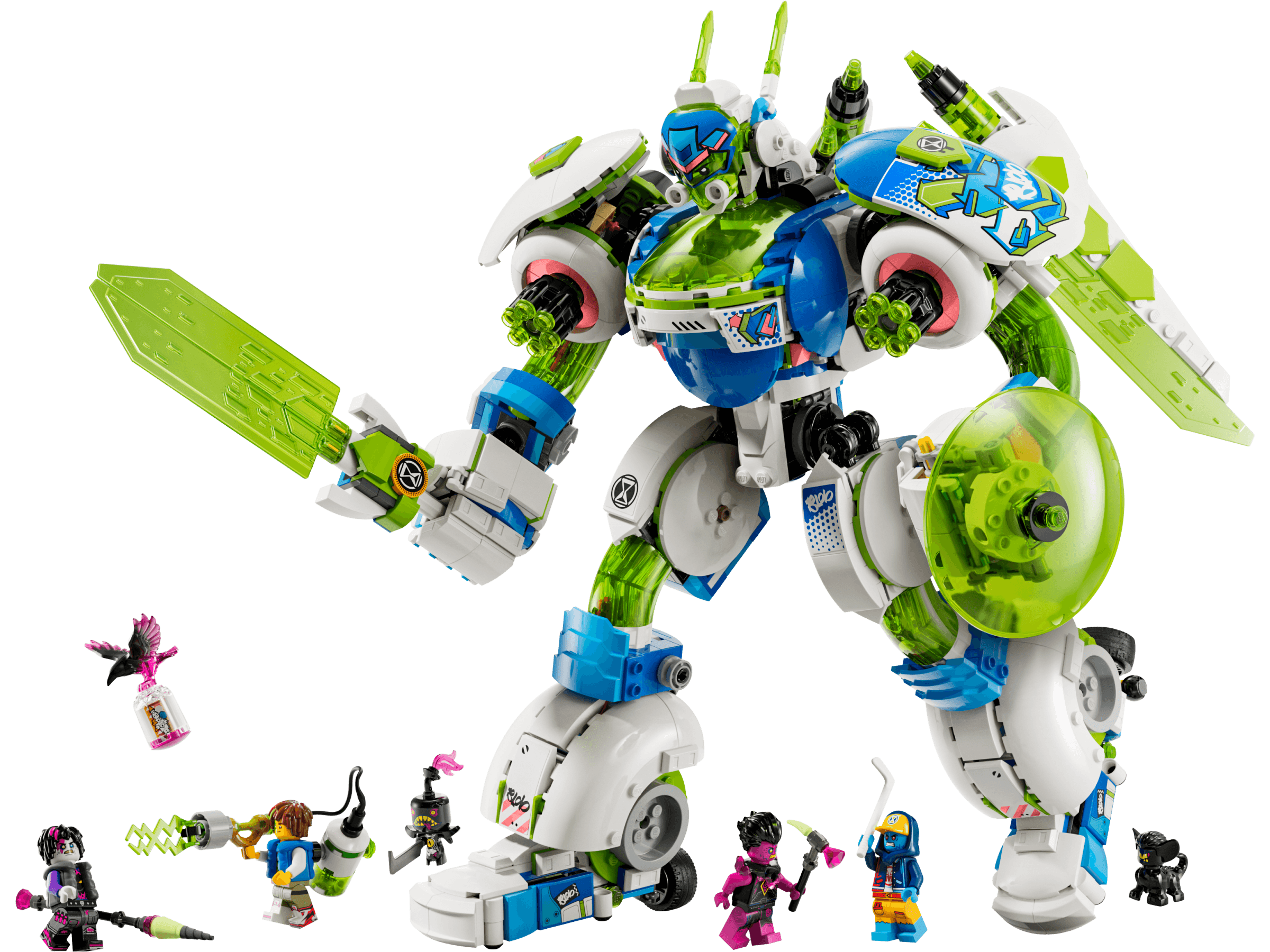 LEGO sættet Mateo and Z-Blob the Knight Battle Mech