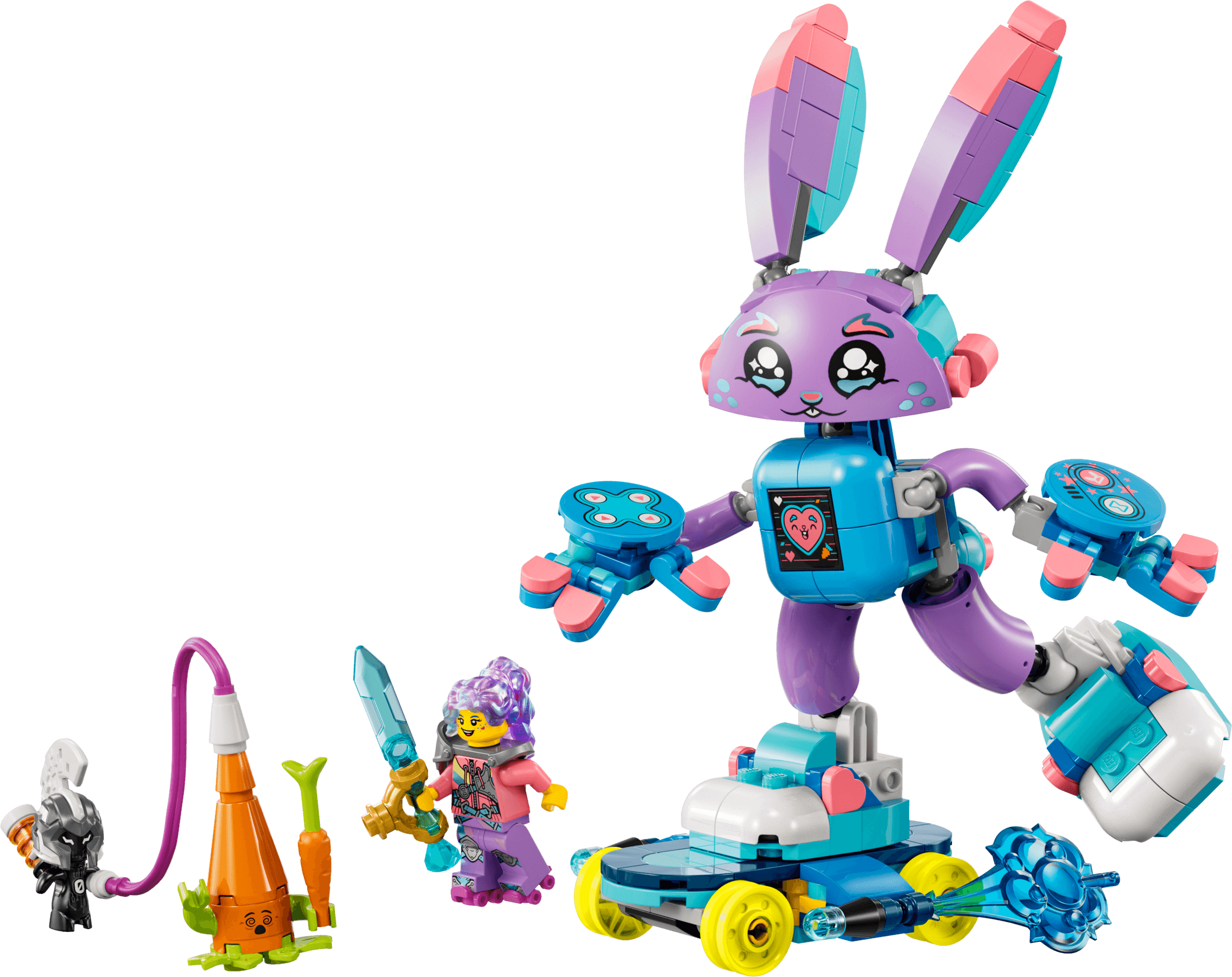 LEGO sættet Izzie and Bunchurro the Gaming Bunny