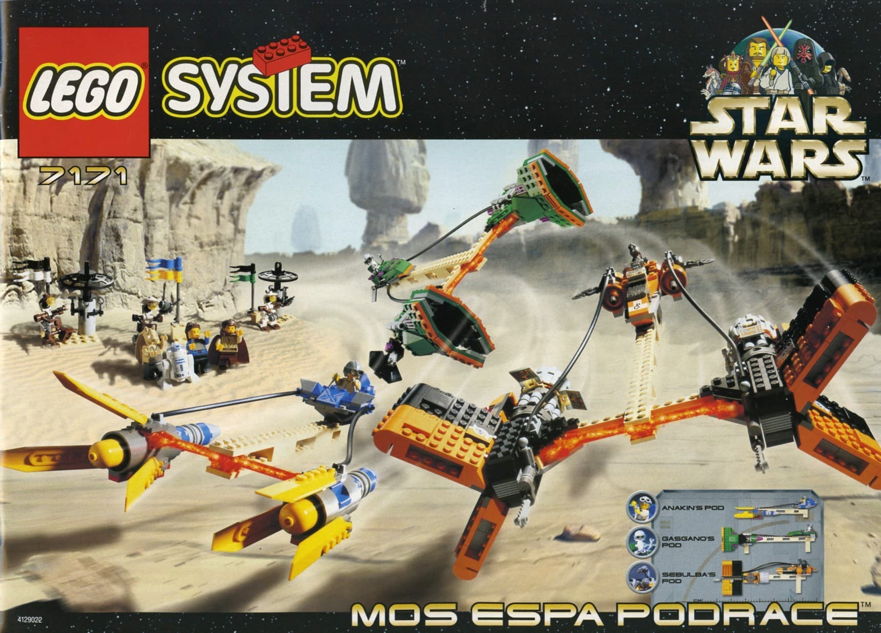 LEGO sættet Mos Espa Podrace