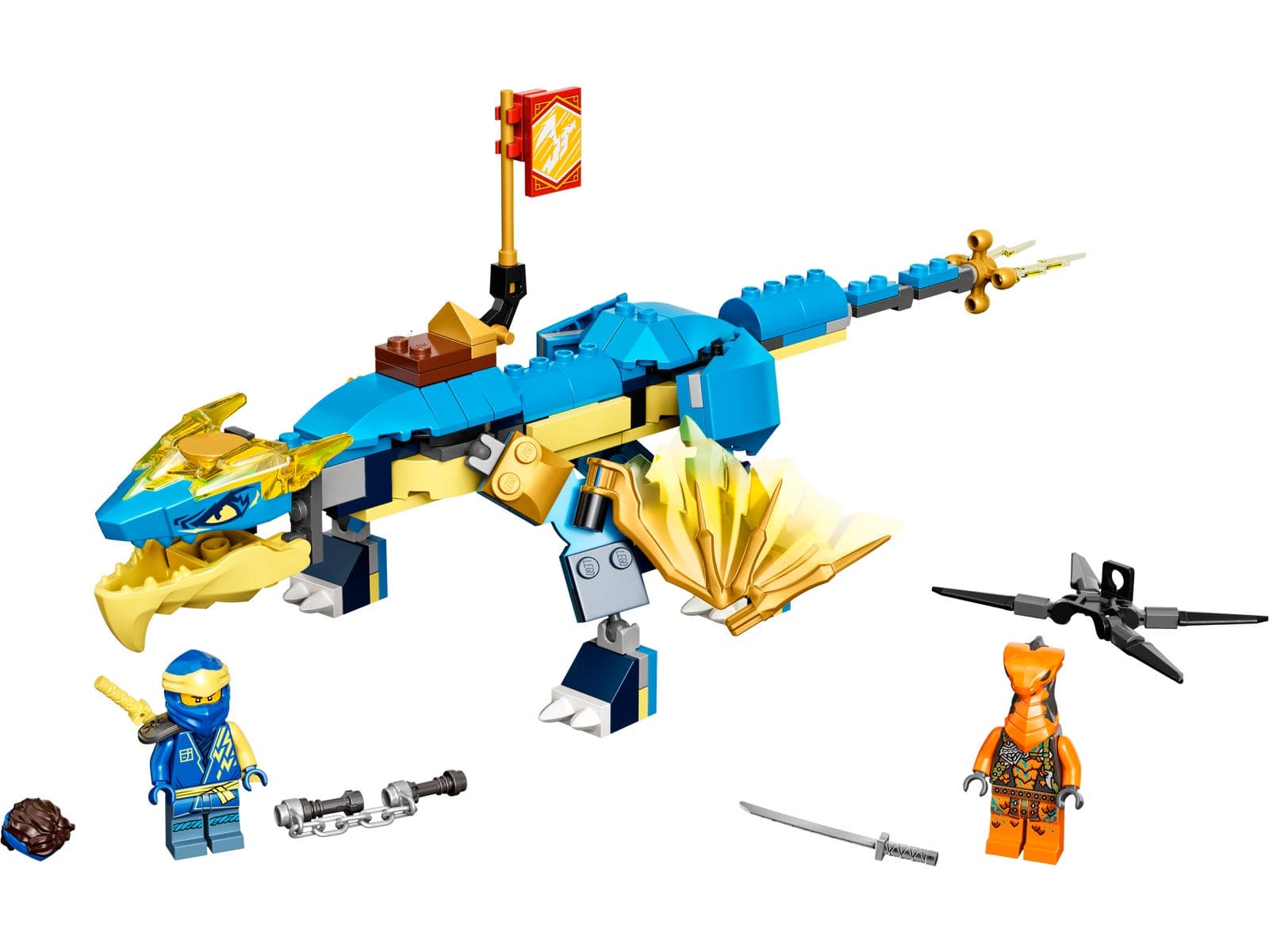 LEGO sættet Jay's Thunder Dragon EVO
