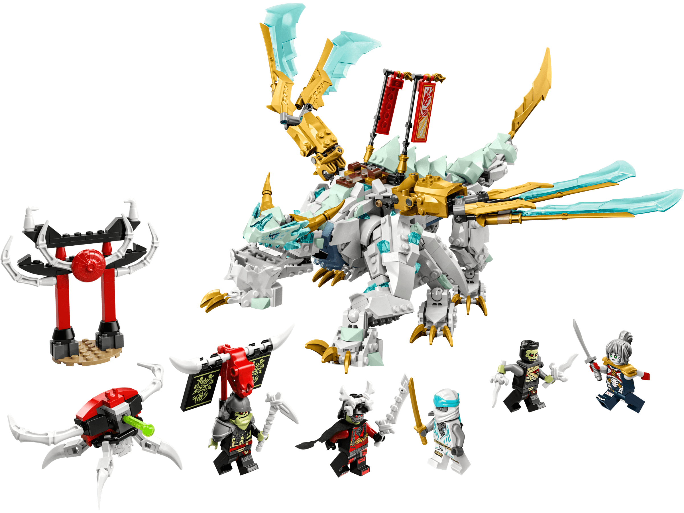 LEGO sættet Zane's Ice Dragon Creature