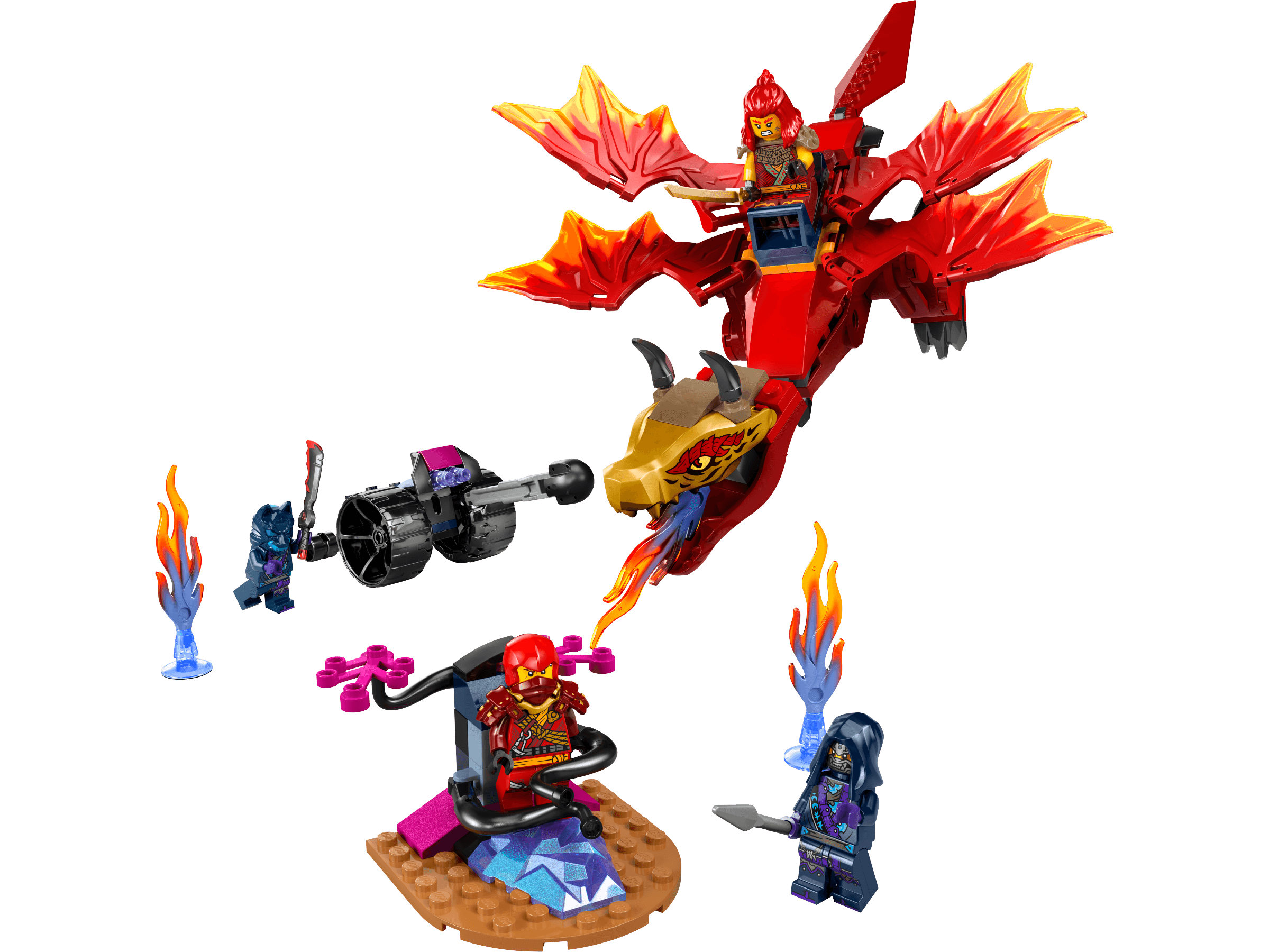 LEGO sættet Kai's Source Dragon Battle