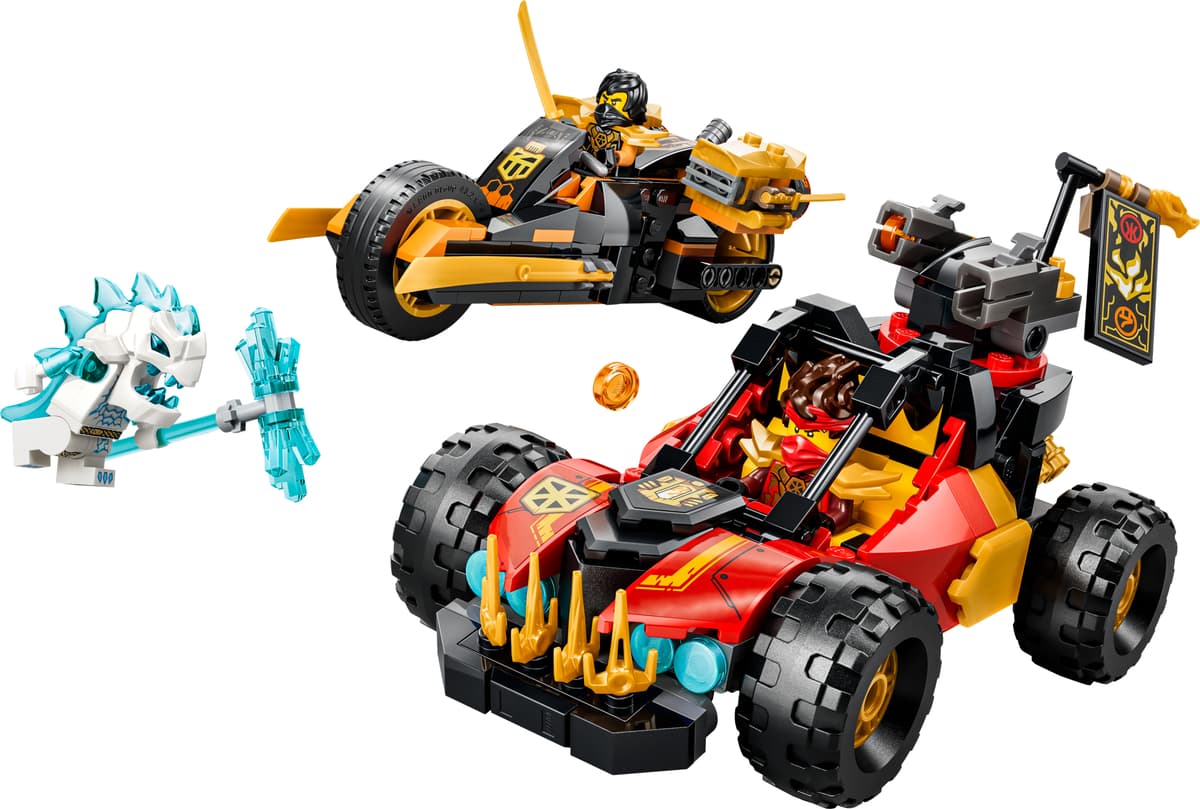 LEGO sættet Kai and Cole's Combiner Vehicles