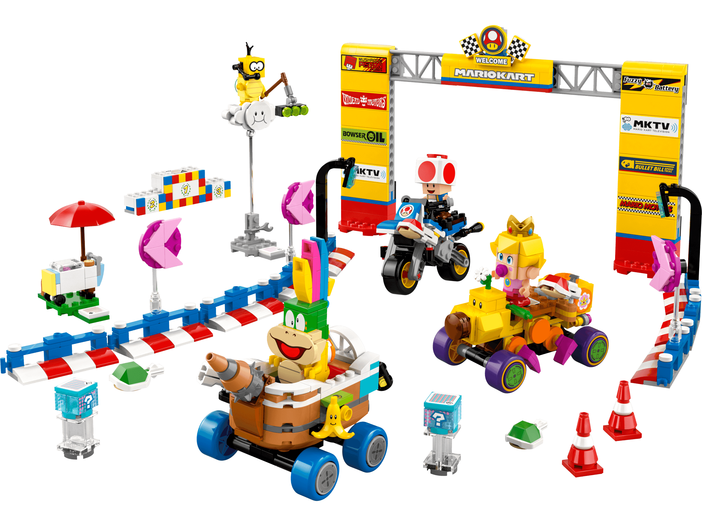 LEGO sættet Mario Kart - Baby Peach & Grand Prix Set