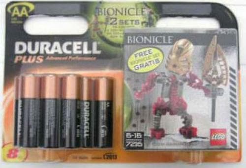 LEGO sættet Gold Good Guy - looking Right (Duracell 8 pack AA) {Turaga Lhikan}