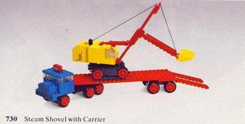 LEGO sættet Steam Shovel with Carrier
