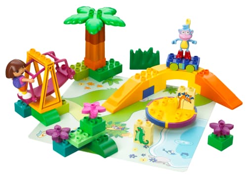 LEGO sættet Dora and Boots at Play Park