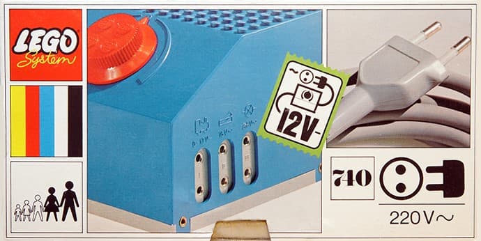 LEGO sættet 12V Transformer for 220V Pack