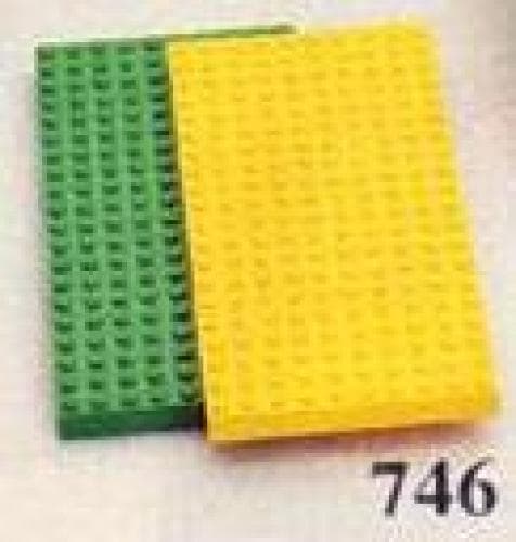 LEGO sættet Baseplates, Green and Yellow