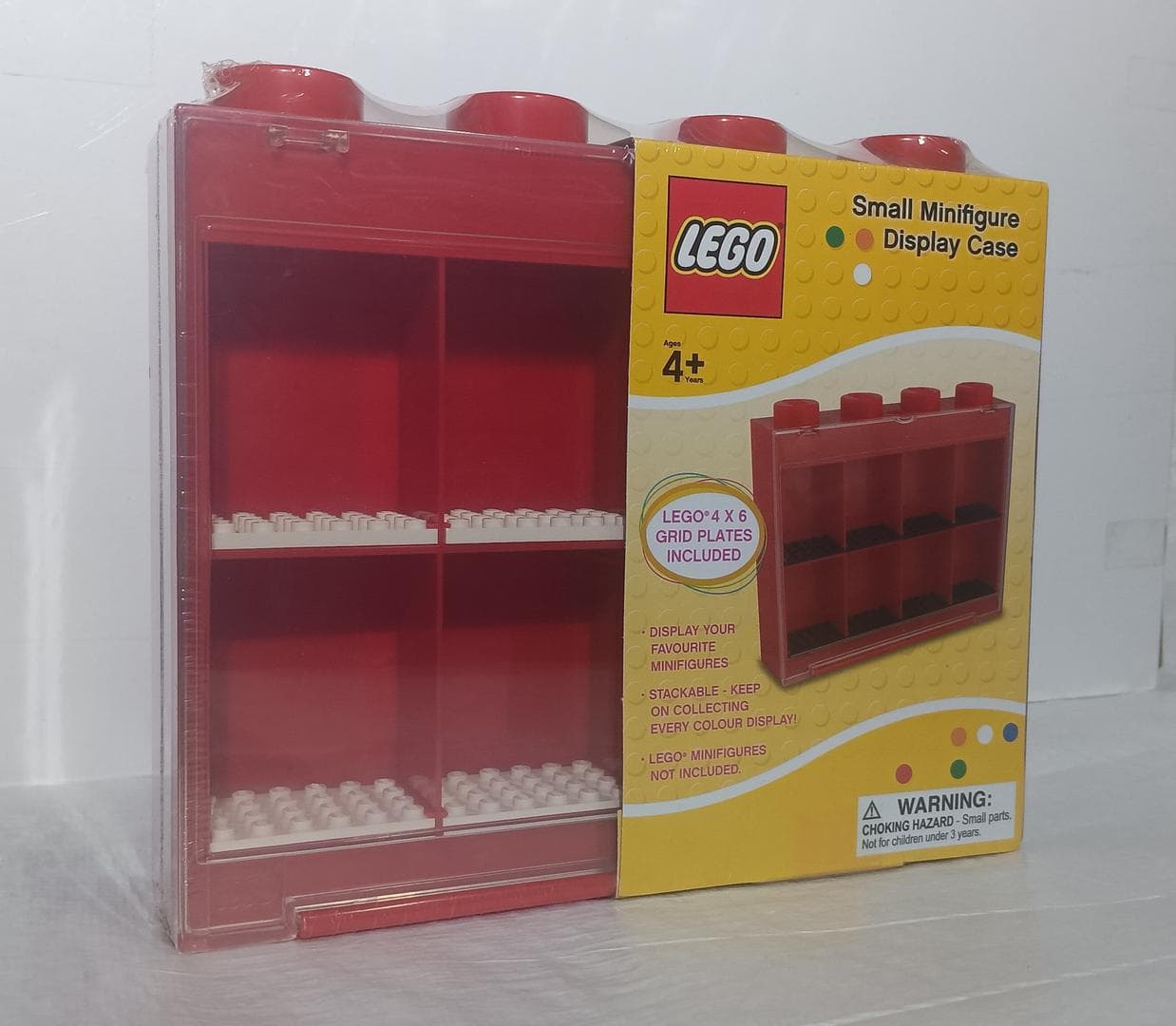 LEGO sættet Minifigure Display Case Small Red