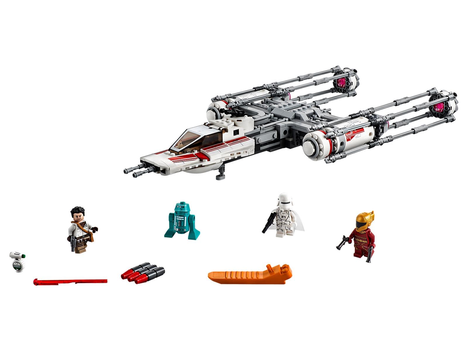 LEGO sættet Resistance Y-Wing Starfighter