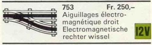 LEGO sættet Automatic Right Electric Switch