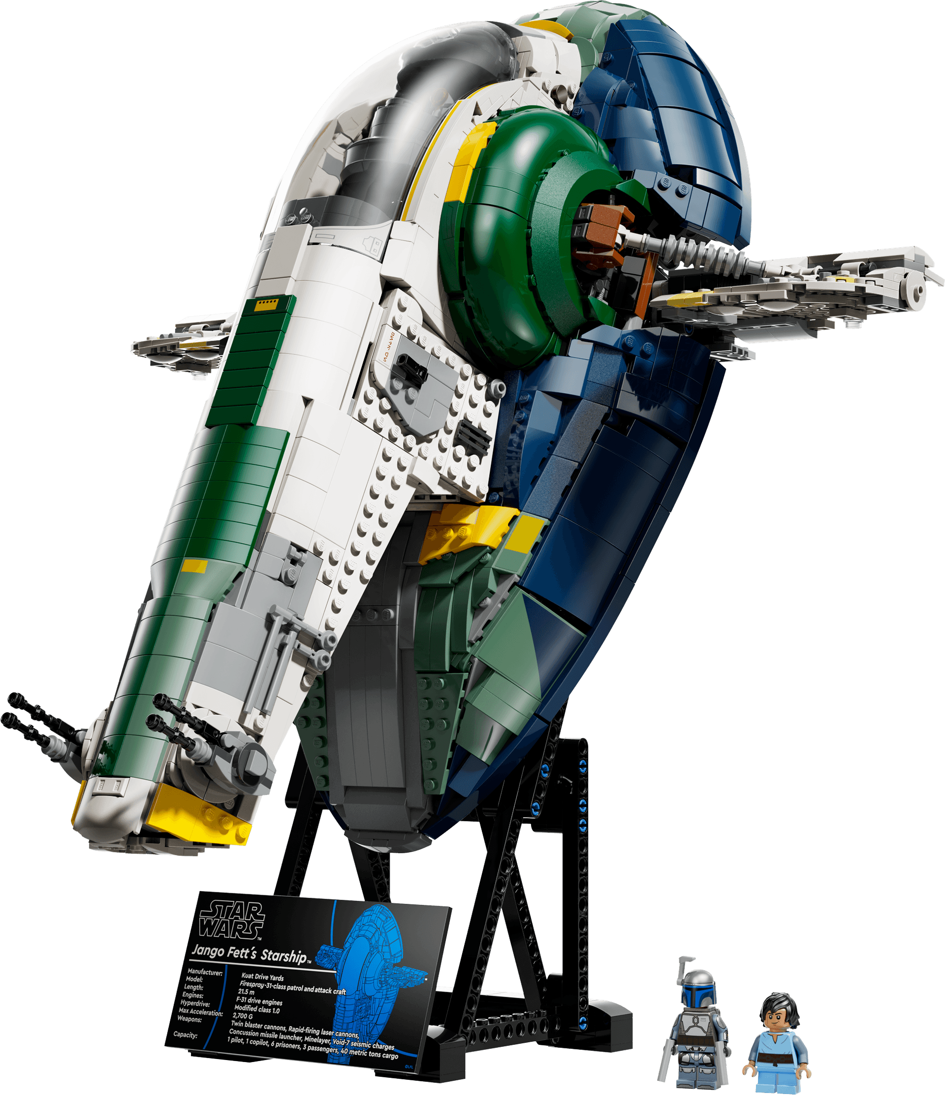LEGO sættet Jango Fett's Firespray-Class Starship
