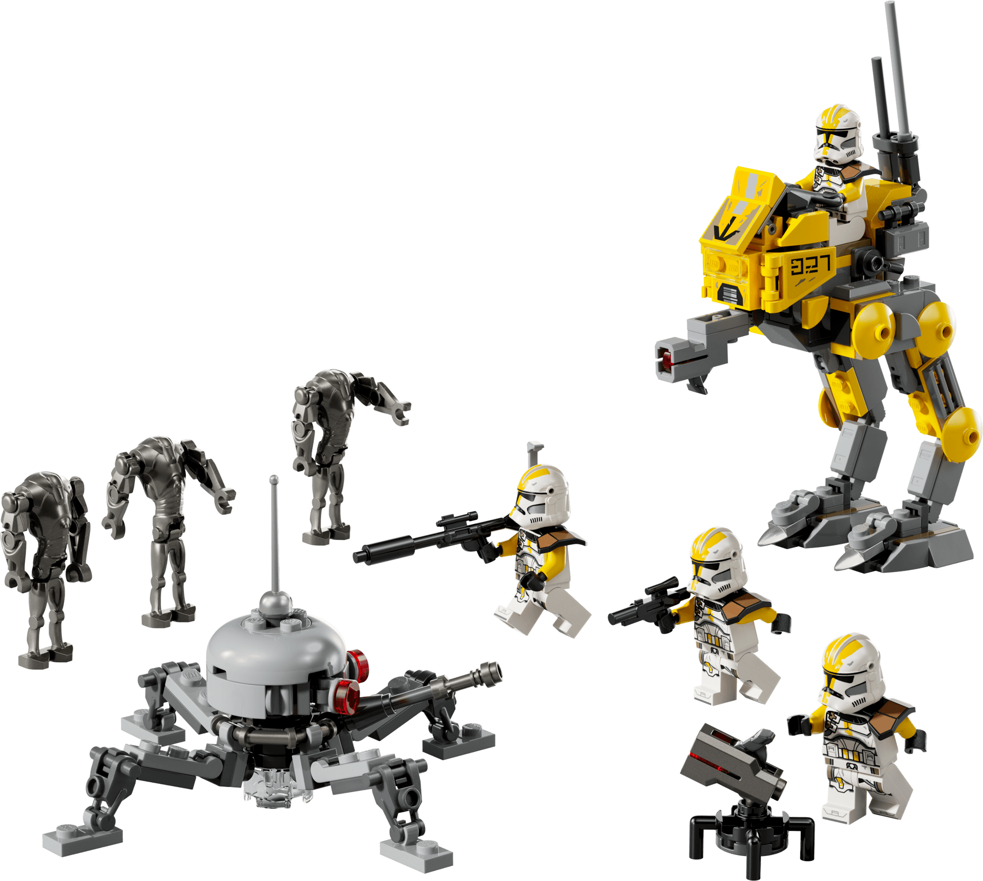 LEGO sættet 327th Star Corps Clone Troopers Battle Pack