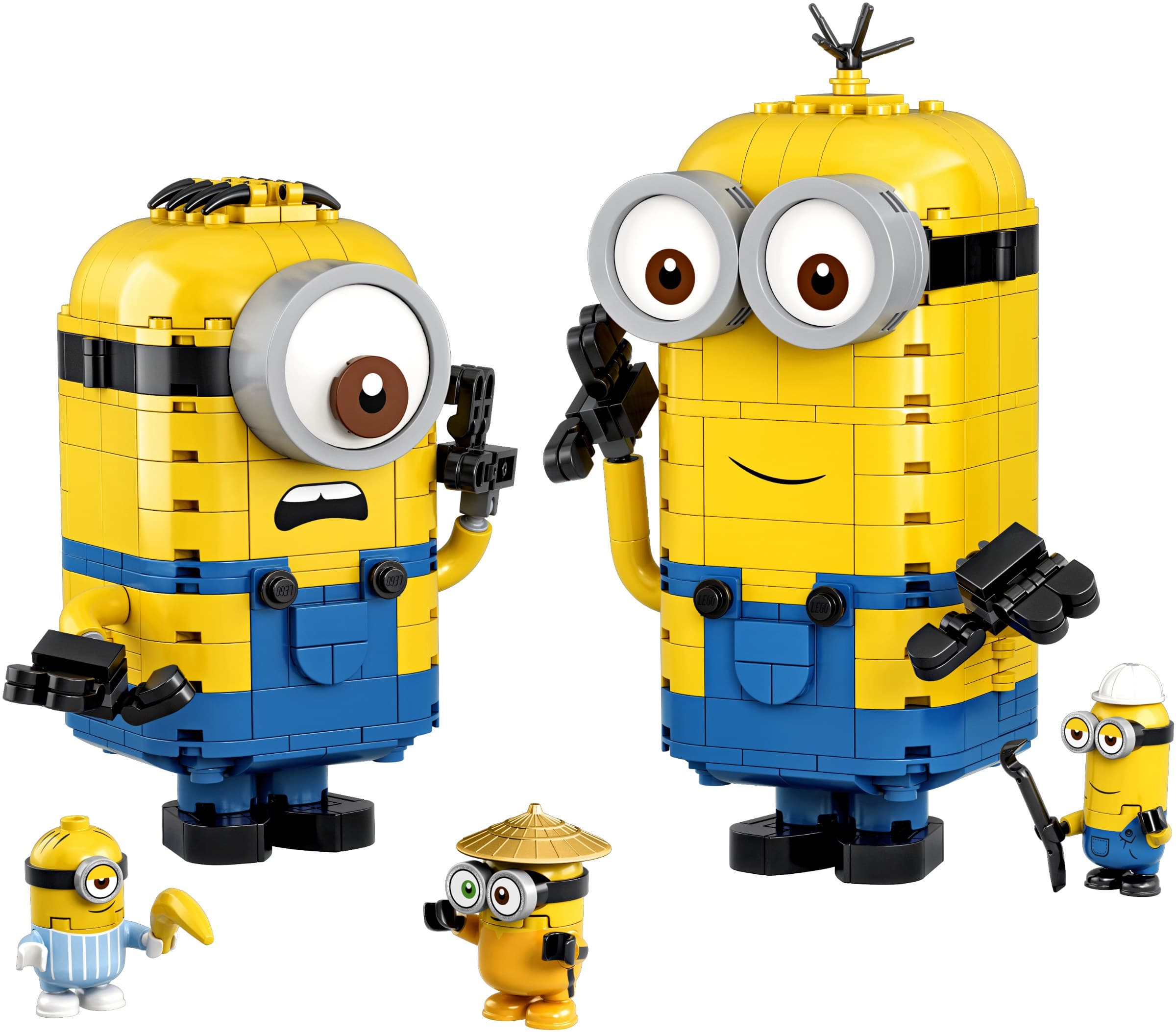 LEGO sættet Brick-Built Minions and Their Lair
