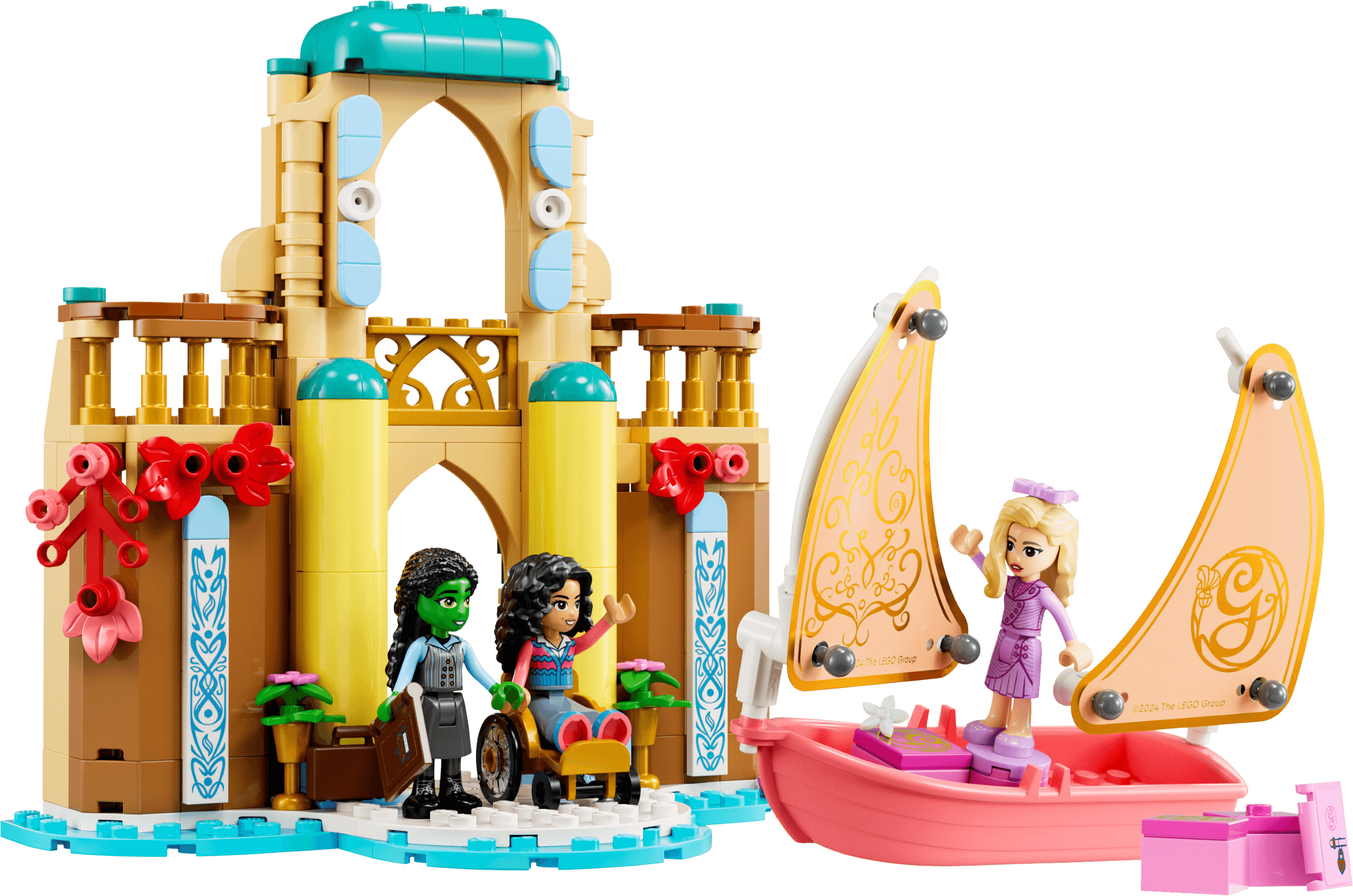 LEGO sættet Glinda, Elphaba & Nessarose at Shiz Uni