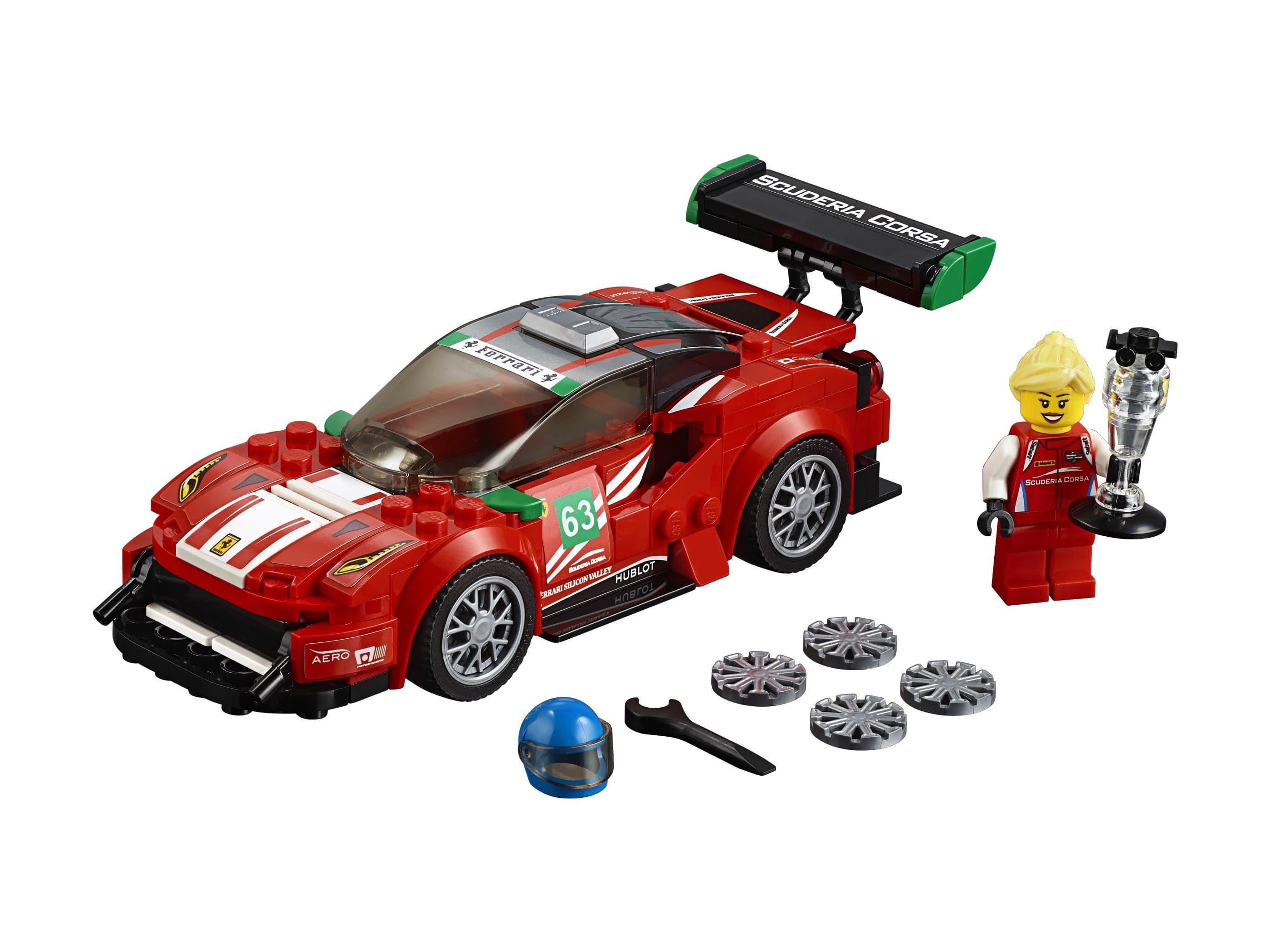 LEGO sættet Ferrari 488 GT3 "Scuderia Corsa"