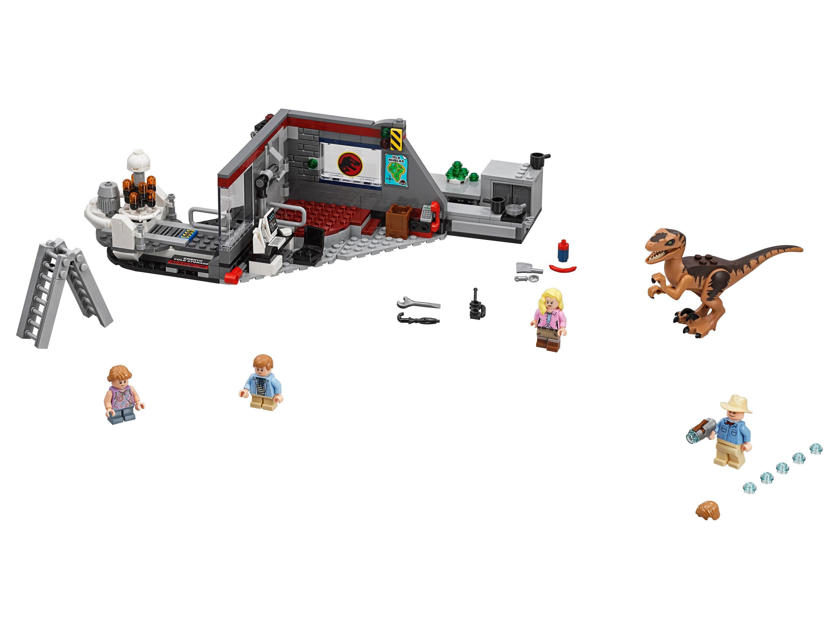 LEGO sættet Jurassic Park Velociraptor Chase