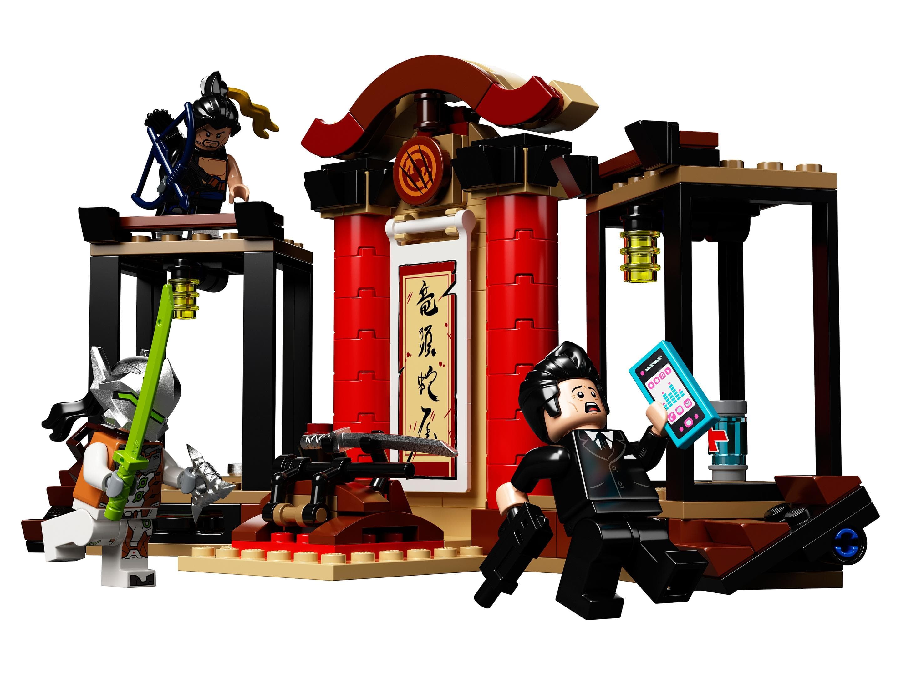 LEGO sættet Hanzo vs. Genji