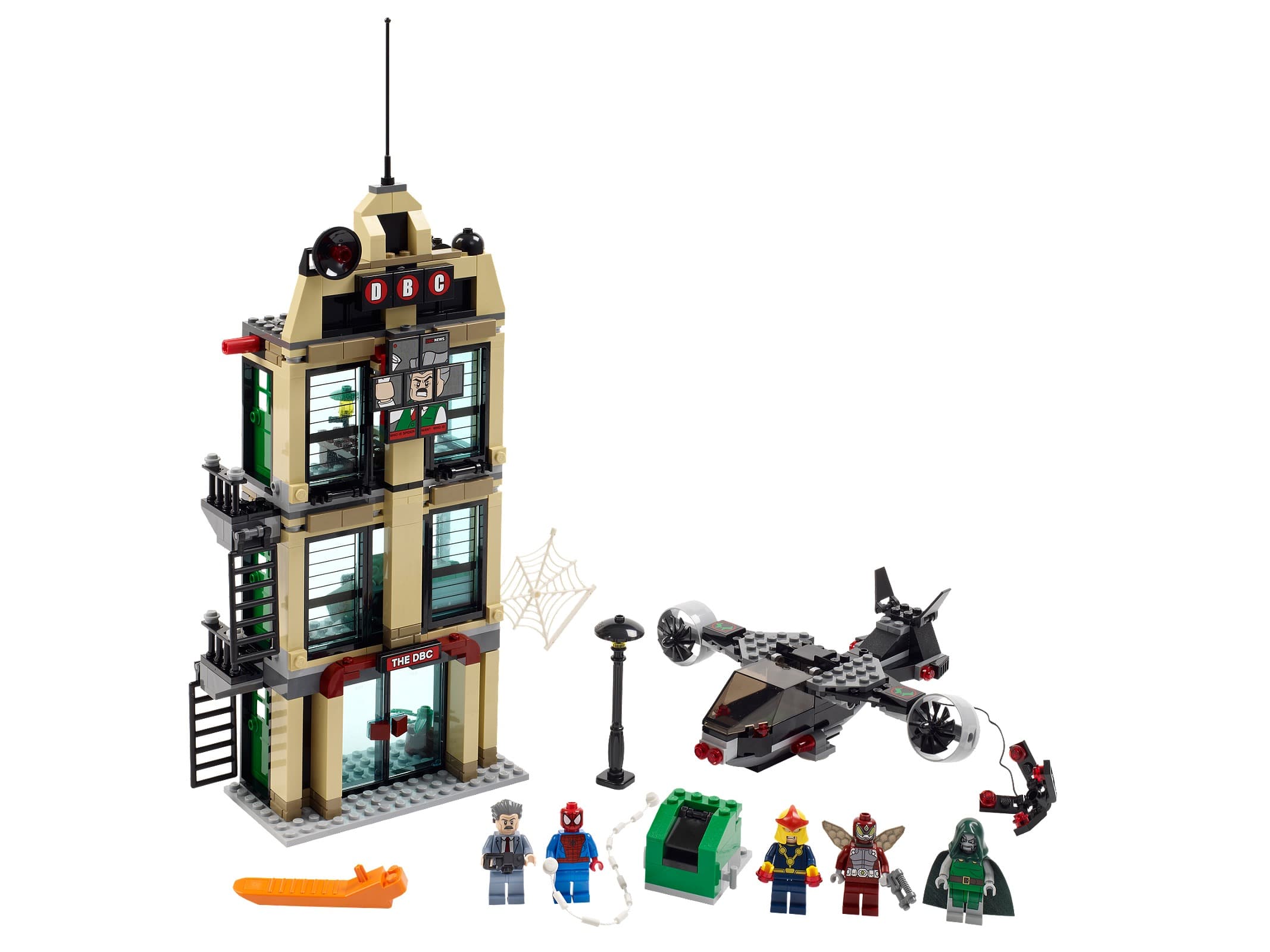 LEGO sættet Spider-Man: Daily Bugle Showdown
