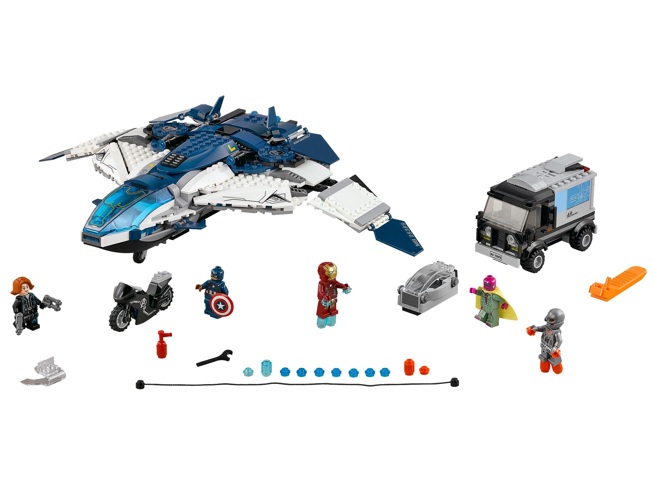 LEGO sættet The Avengers Quinjet City Chase