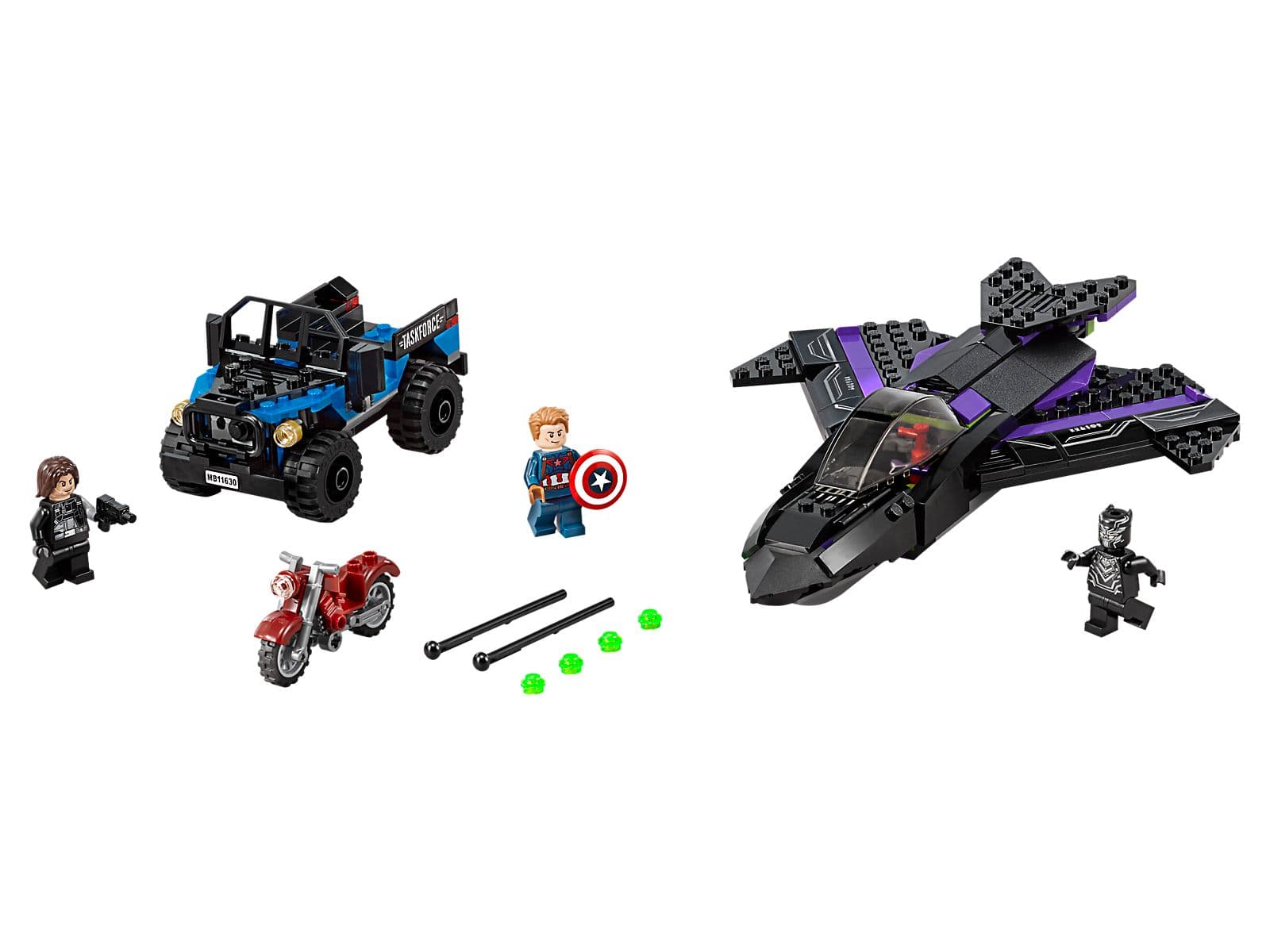 LEGO sættet Black Panther Pursuit