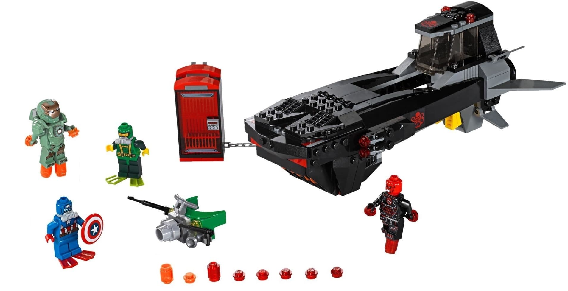 LEGO sættet Iron Skull Sub Attack
