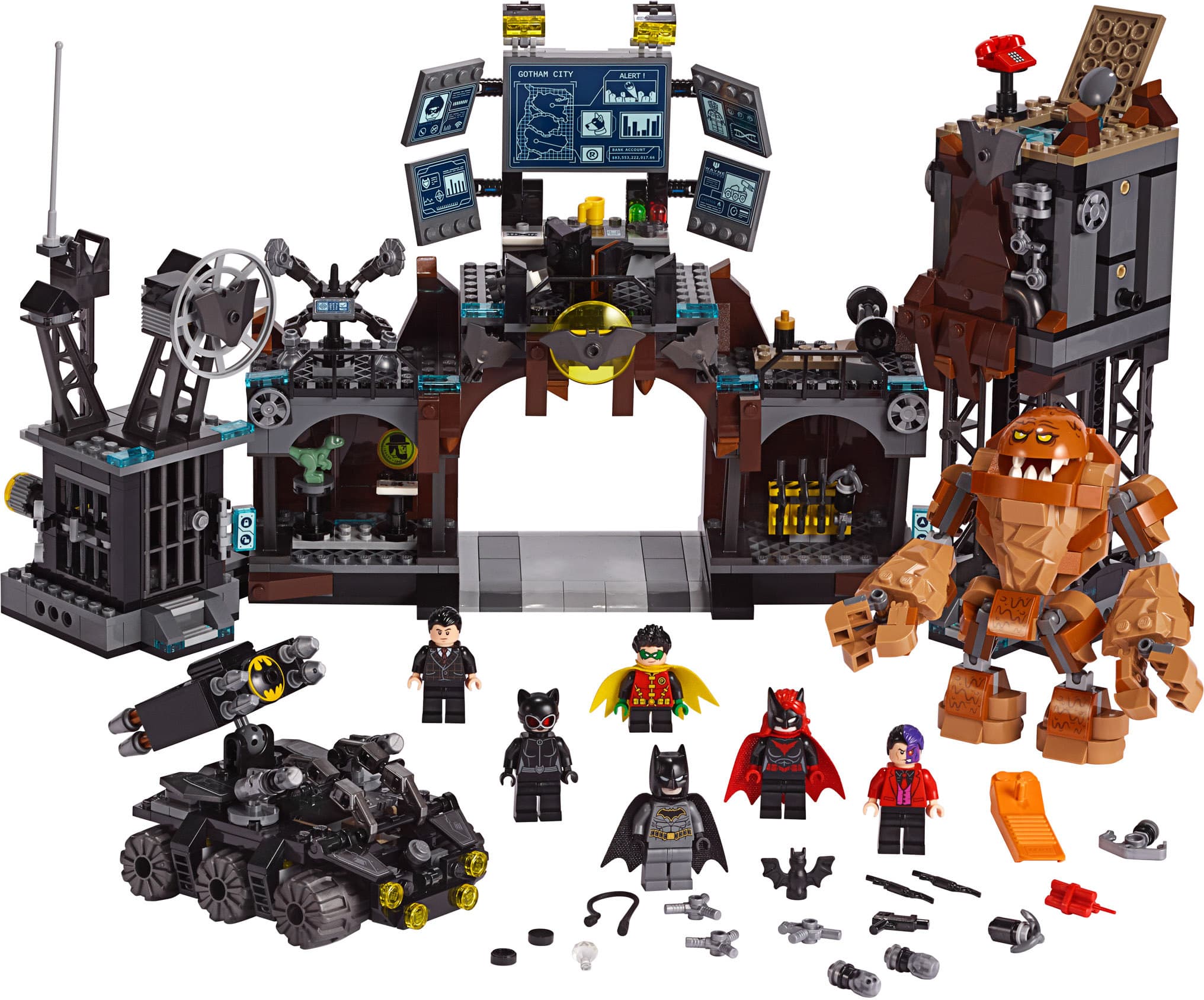 LEGO sættet Batcave Clayface Invasion