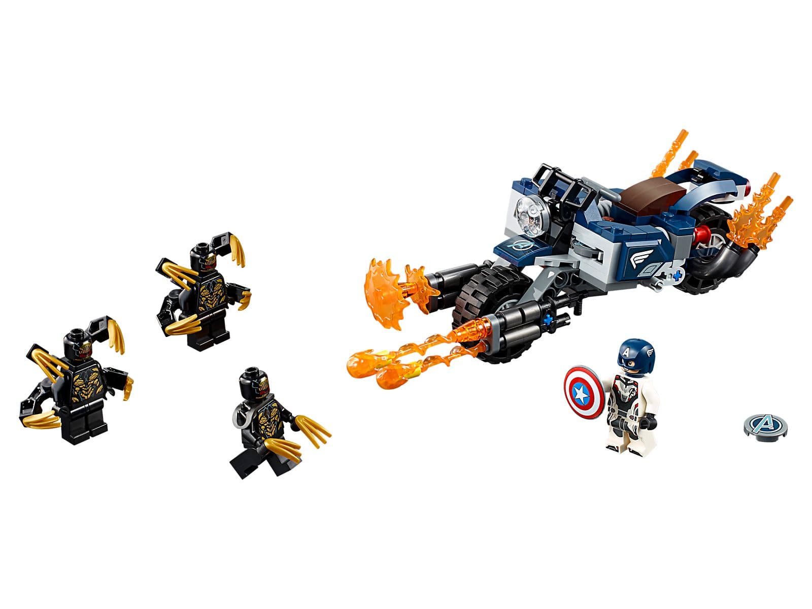 LEGO sættet Captain America: Outriders Attack