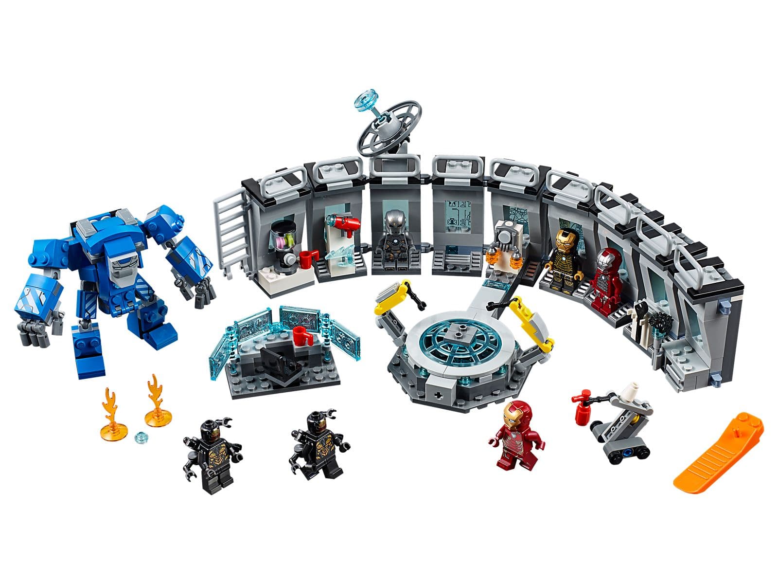 LEGO sættet Iron Man Hall of Armor
