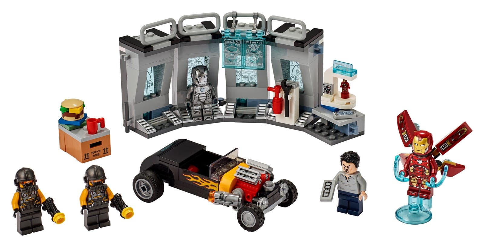 LEGO sættet Iron Man Armory
