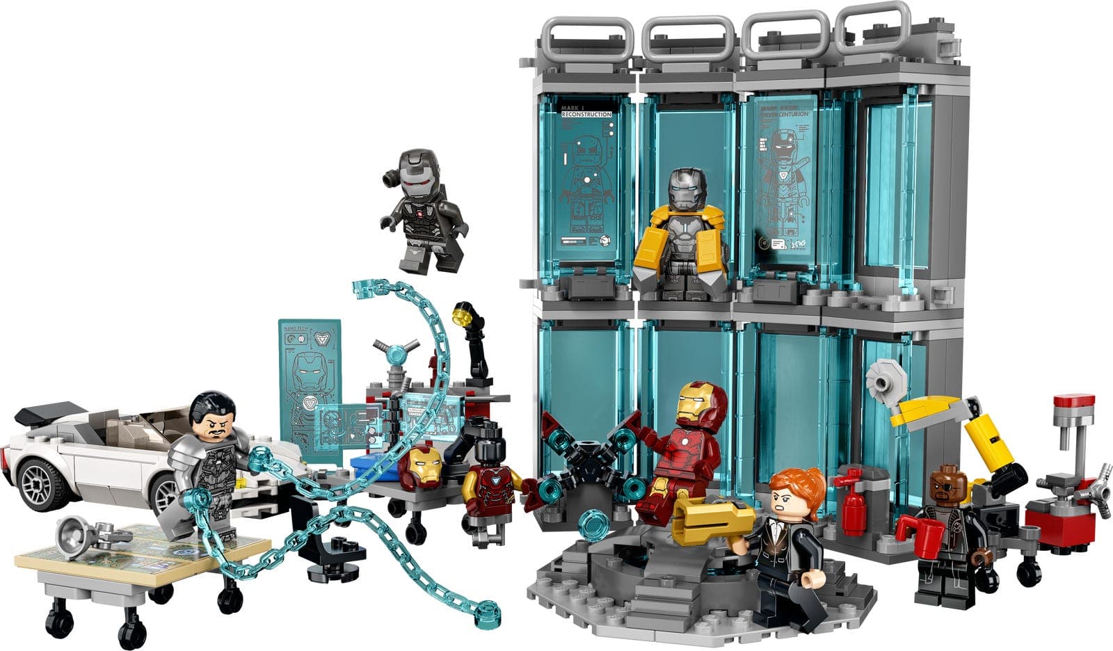 LEGO sættet Iron Man Armory