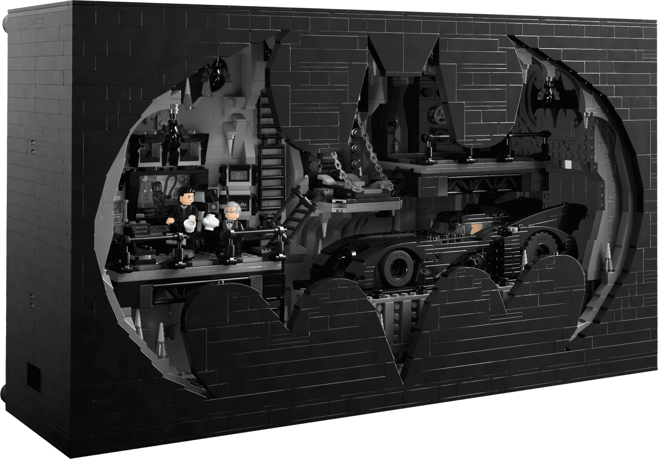 LEGO sættet Batcave Shadowbox