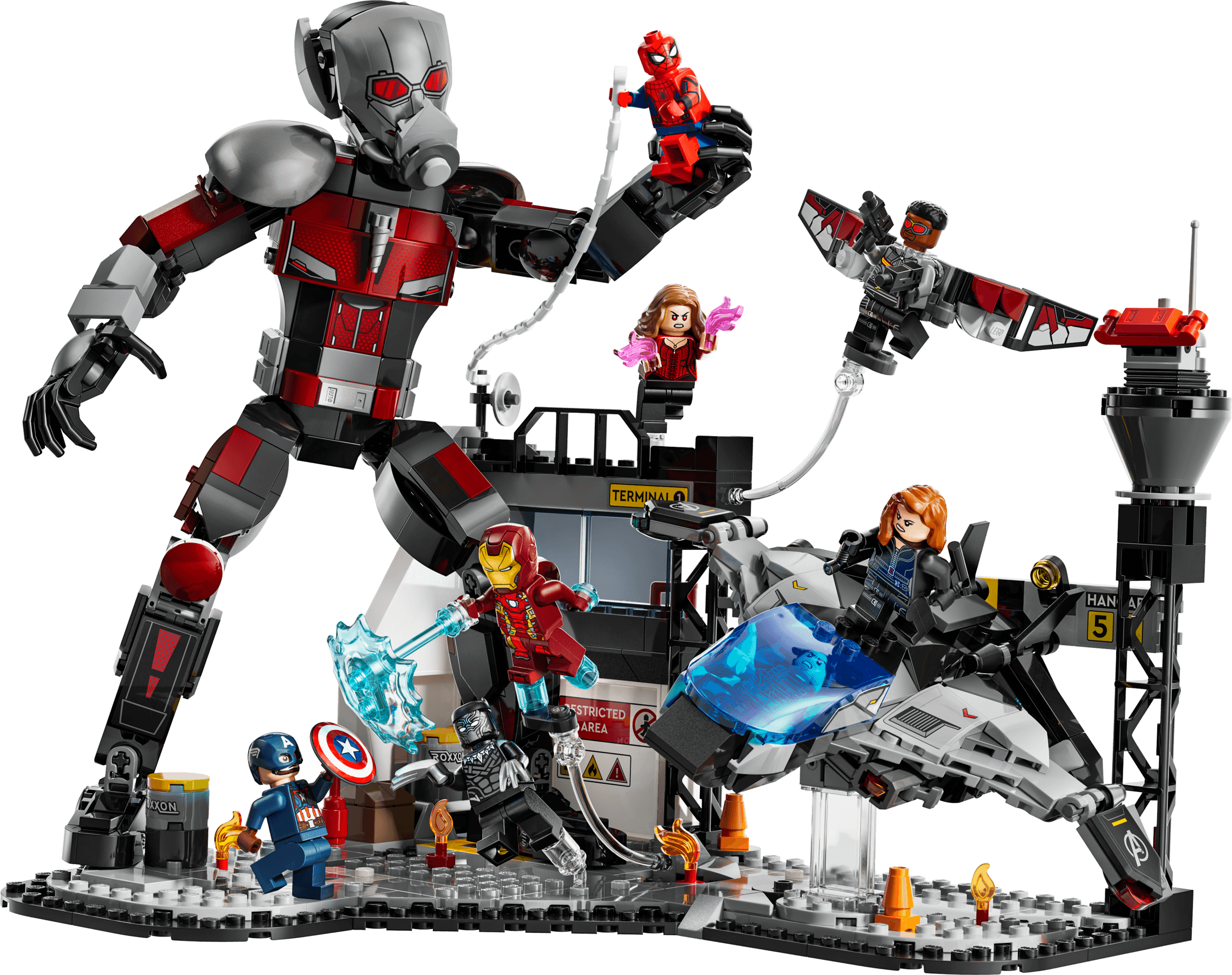 LEGO sættet Captain America: Civil War Battle