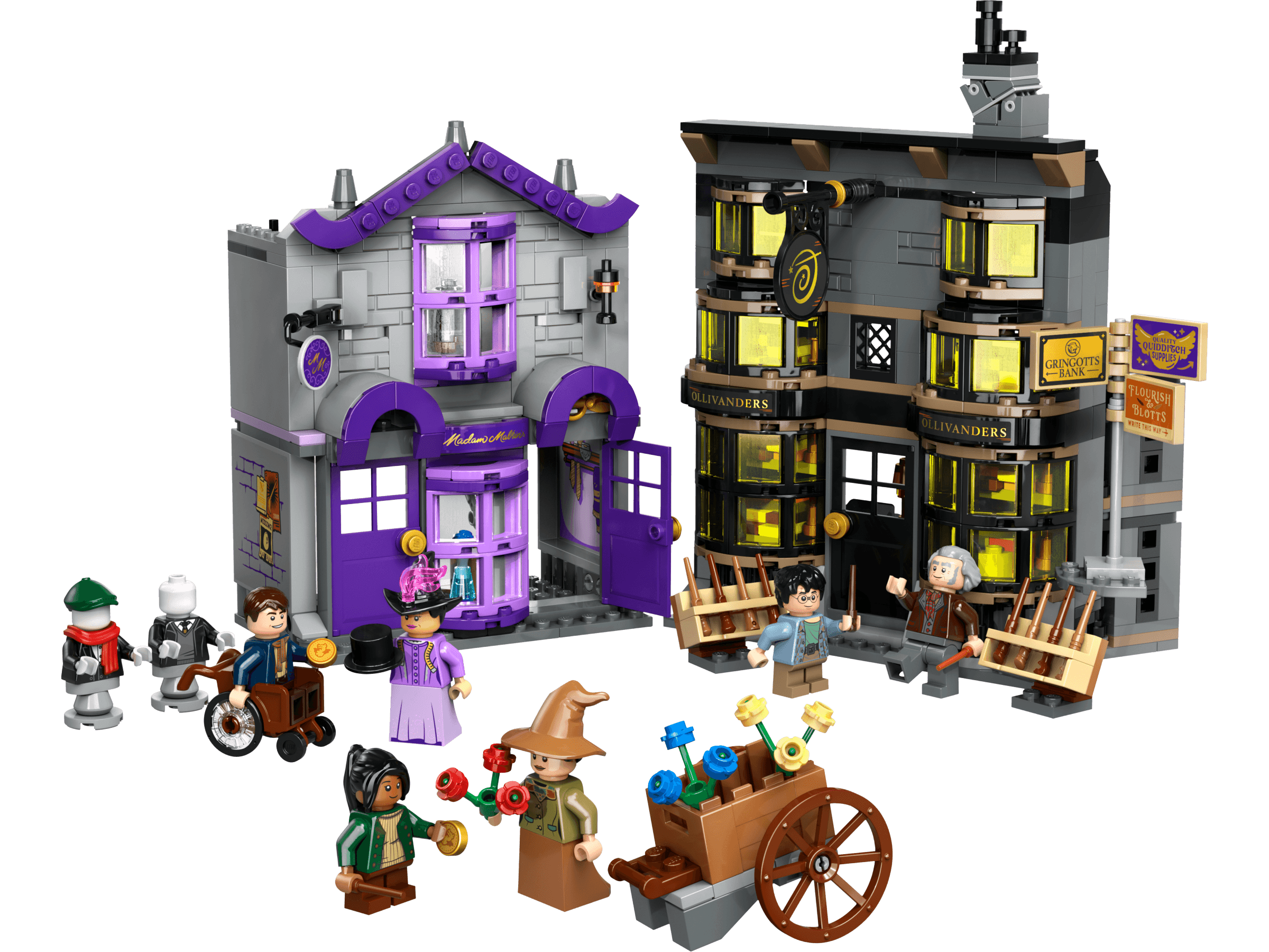 LEGO sættet Ollivanders & Madam Malkin’s Robes