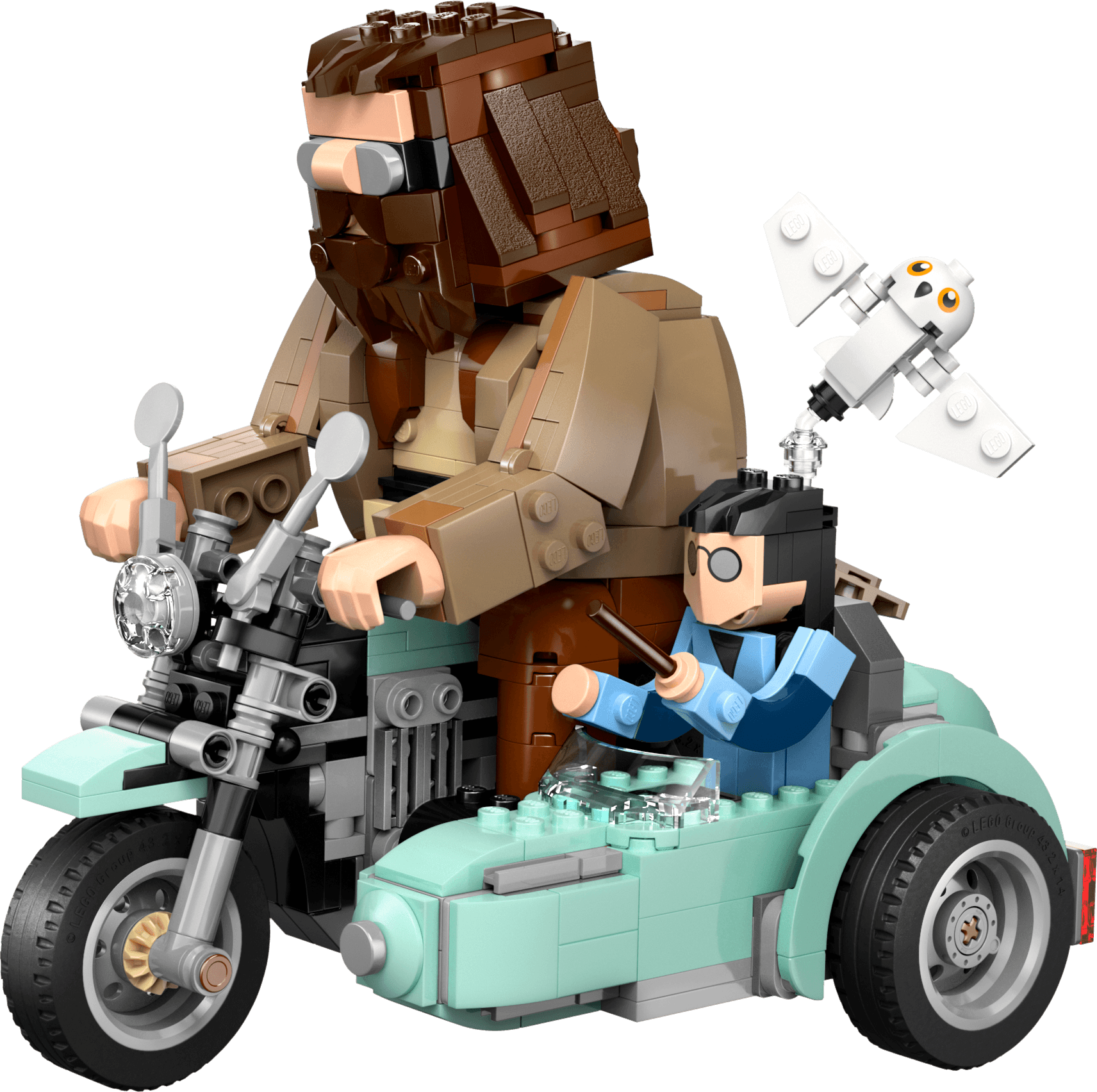 LEGO sættet Hagrid & Harry's Motorcycle Ride