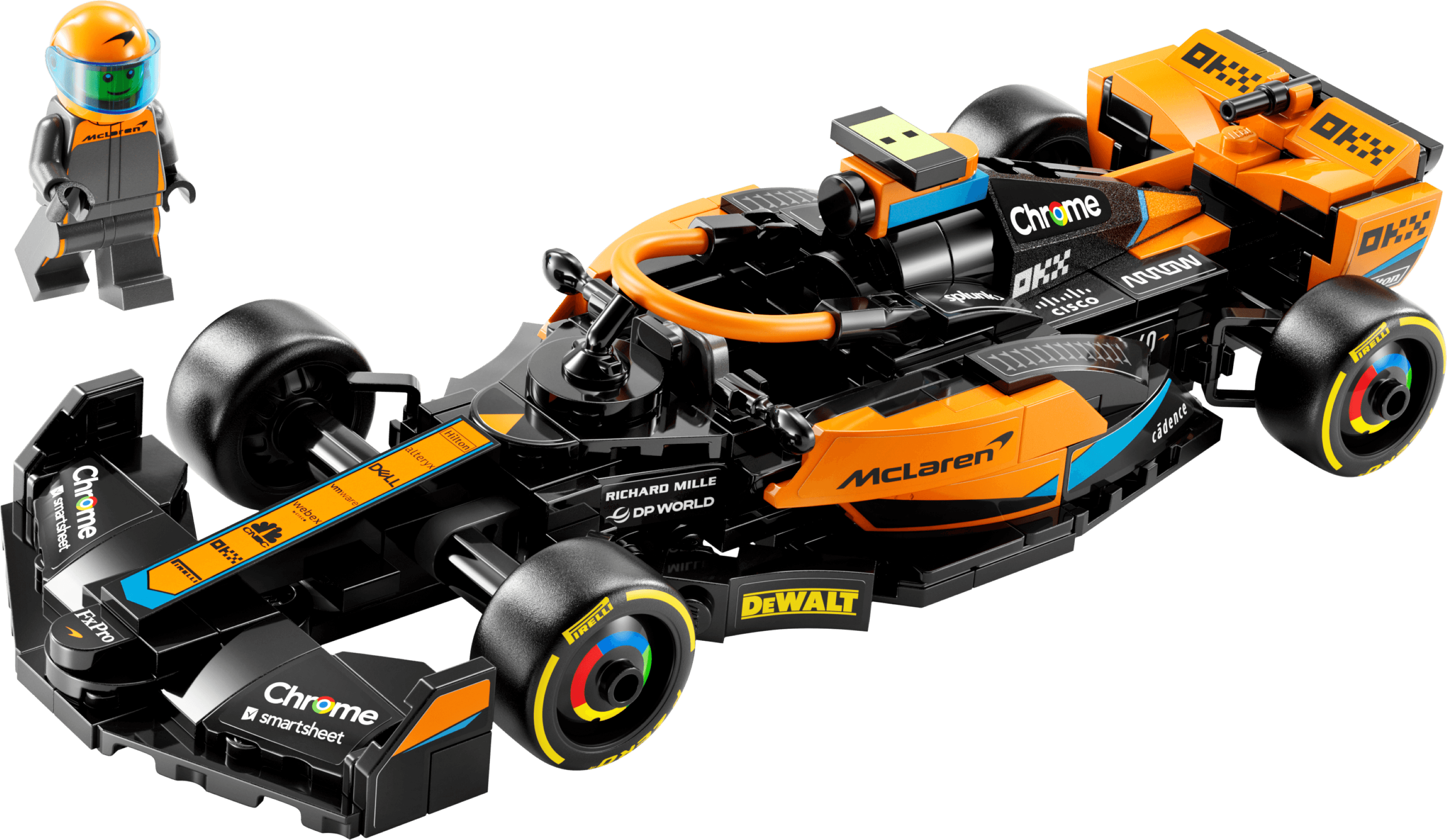 LEGO sættet 2023 McLaren Formula 1 Car