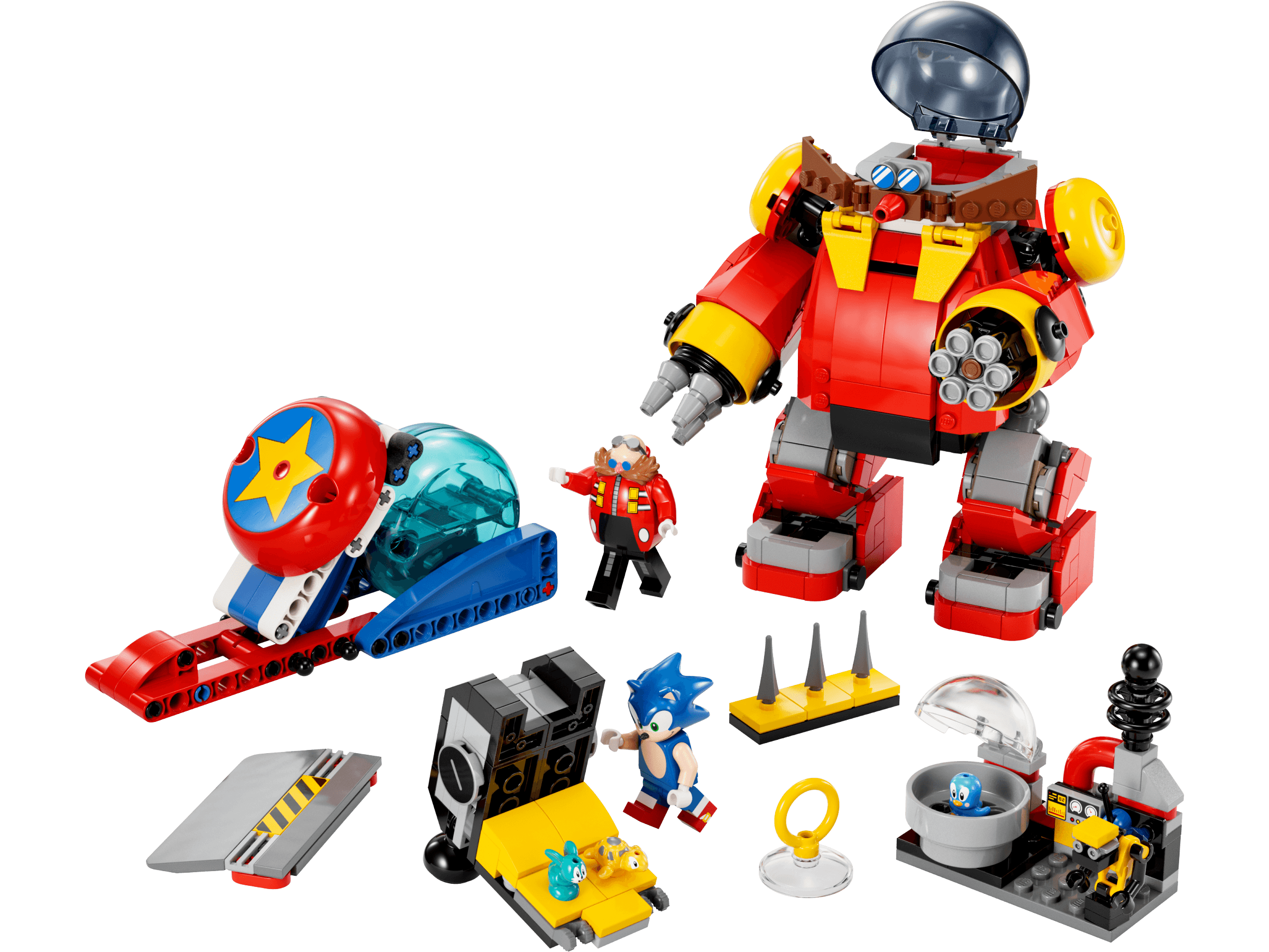 LEGO sættet Sonic vs Dr Eggman's Death Egg Robot
