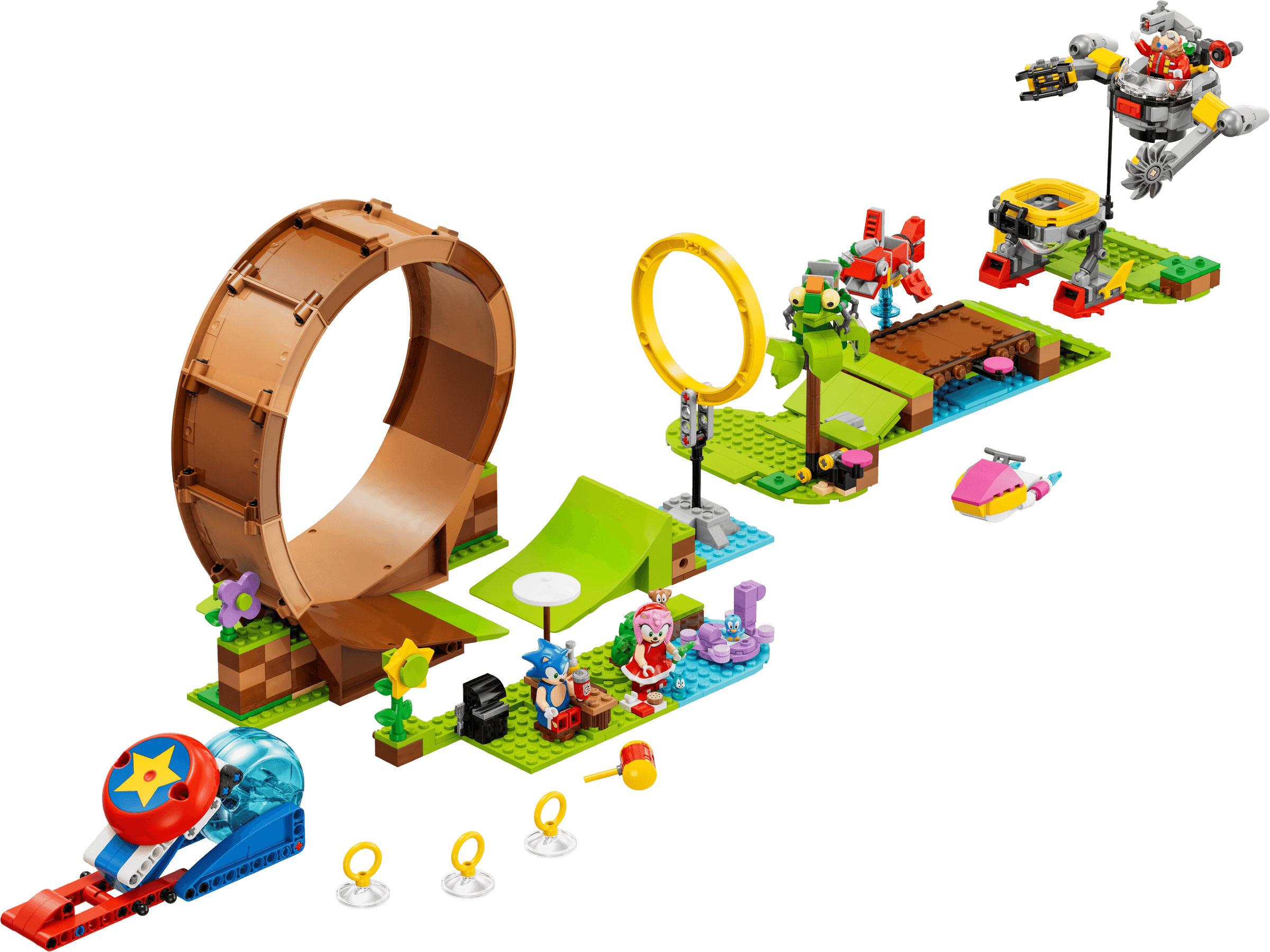 LEGO sættet Sonic's Green Hill Zone Loop Challenge