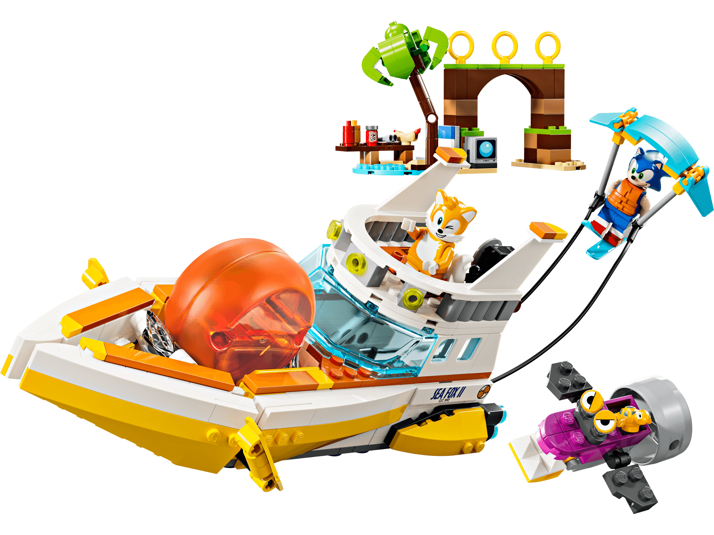 LEGO sættet Tails' Adventure Boat