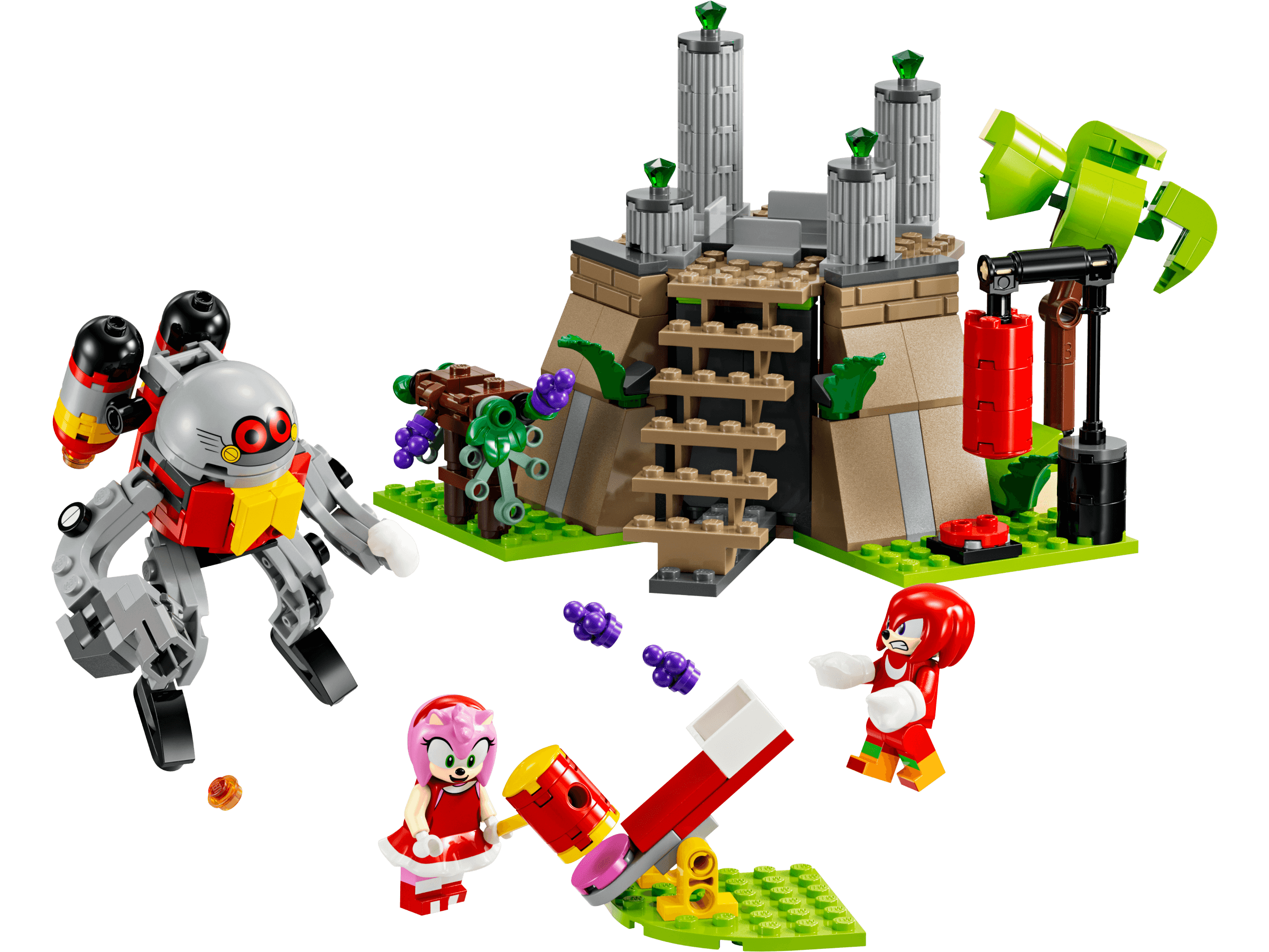 LEGO sættet Knuckles and the Master Emerald Shrine