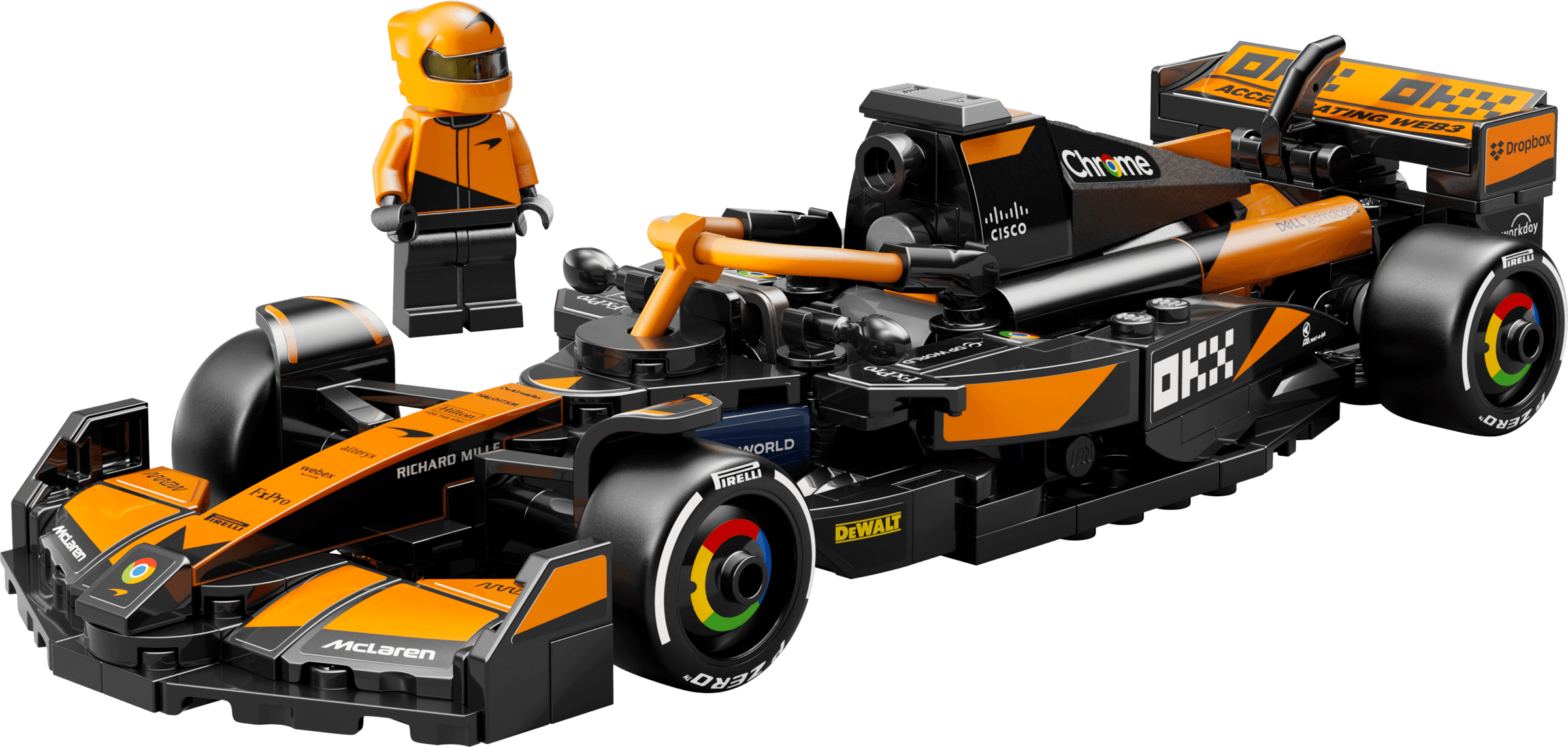 LEGO sættet McLaren F1 Team MCL38 Race Car