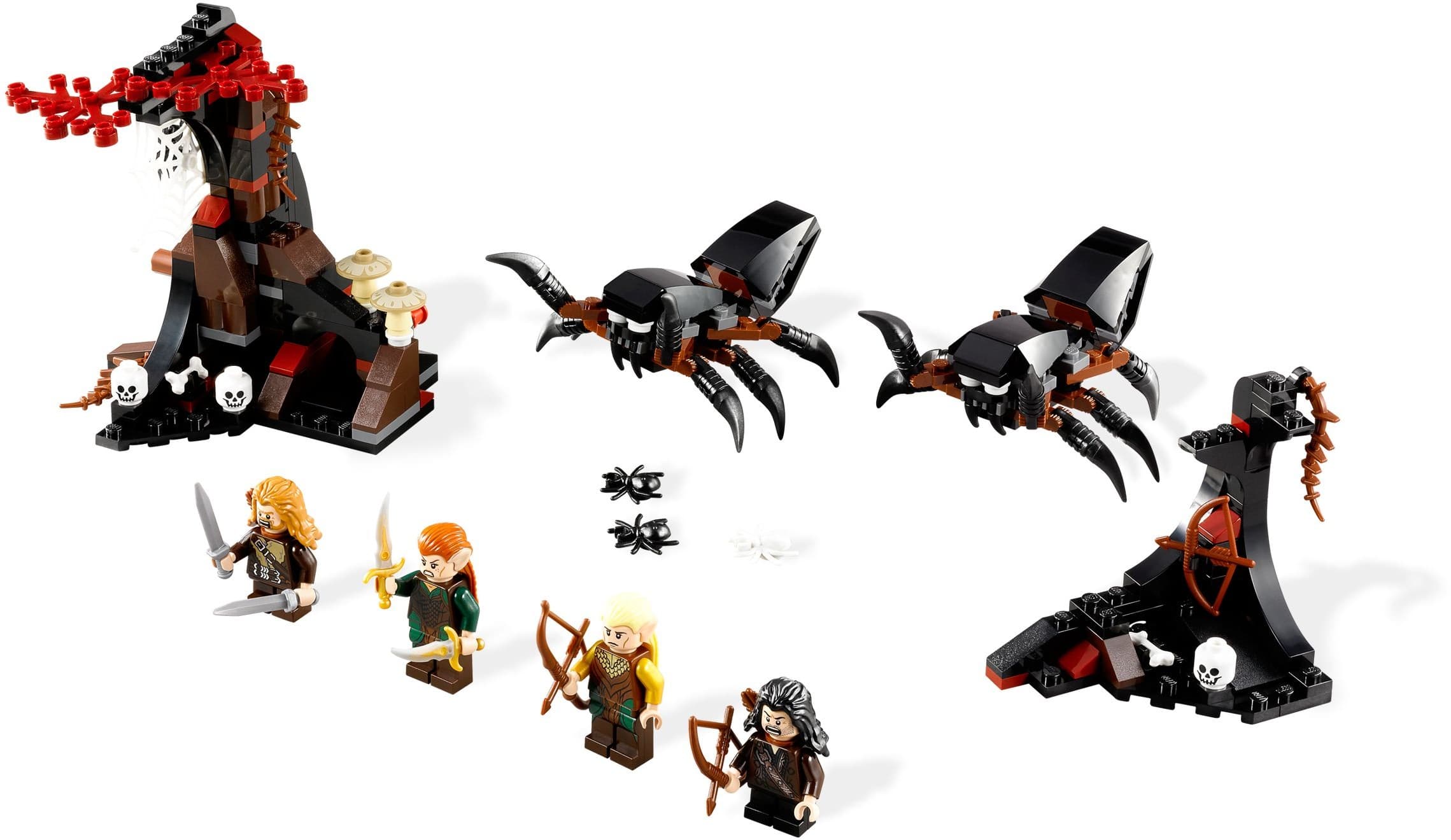 LEGO sættet Escape from Mirkwood Spiders